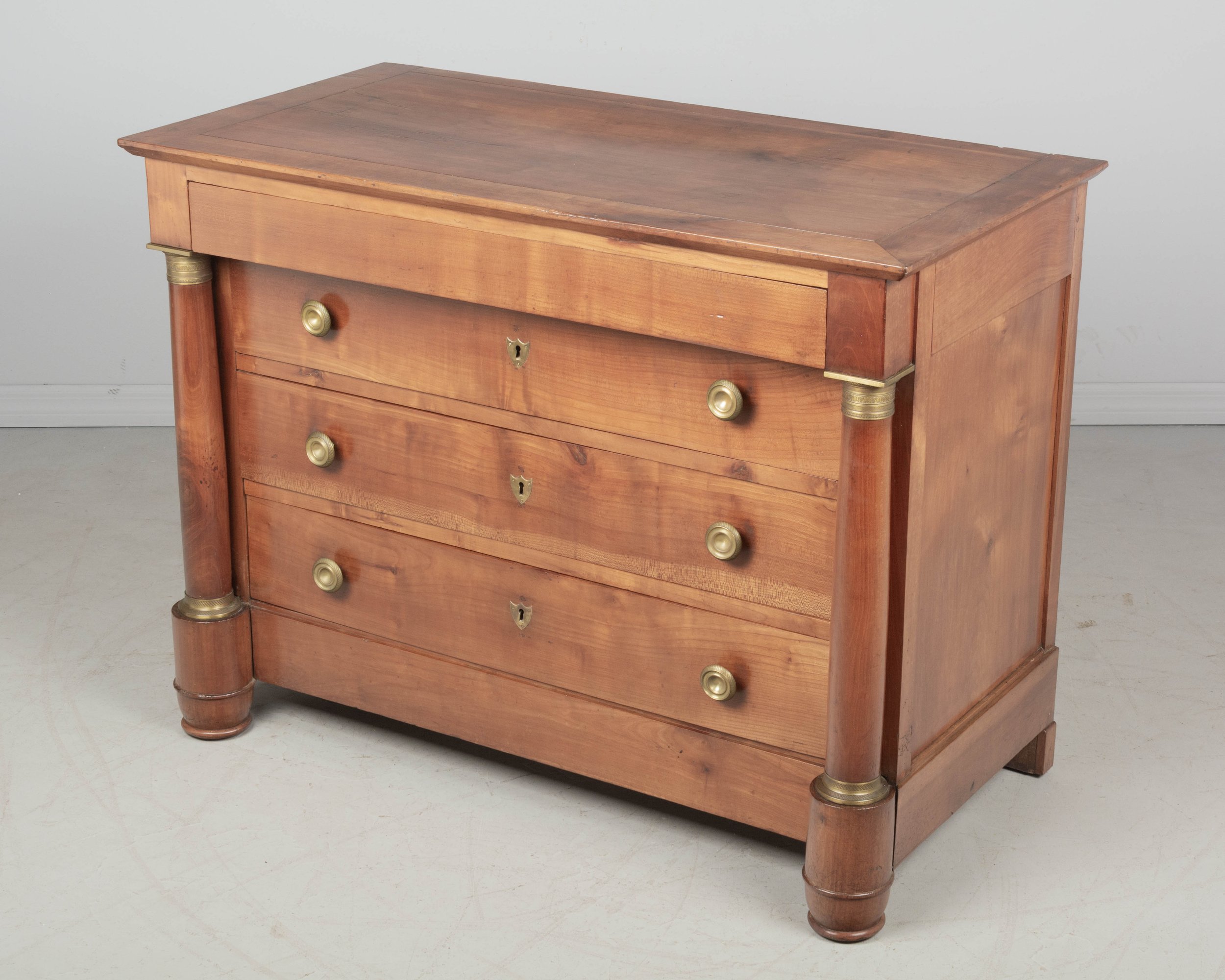 19th Century French Empire Commode or Chest of Drawers