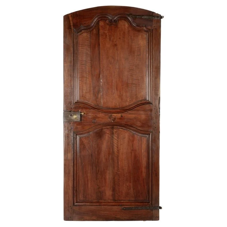 19th Century French Walnut Door
