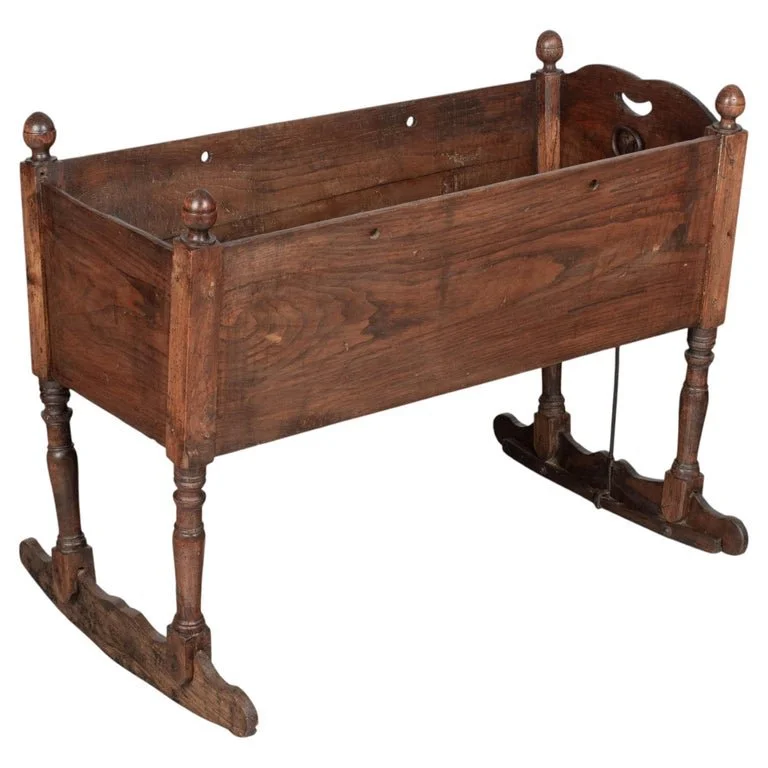 19th Century French Country Baby Crib