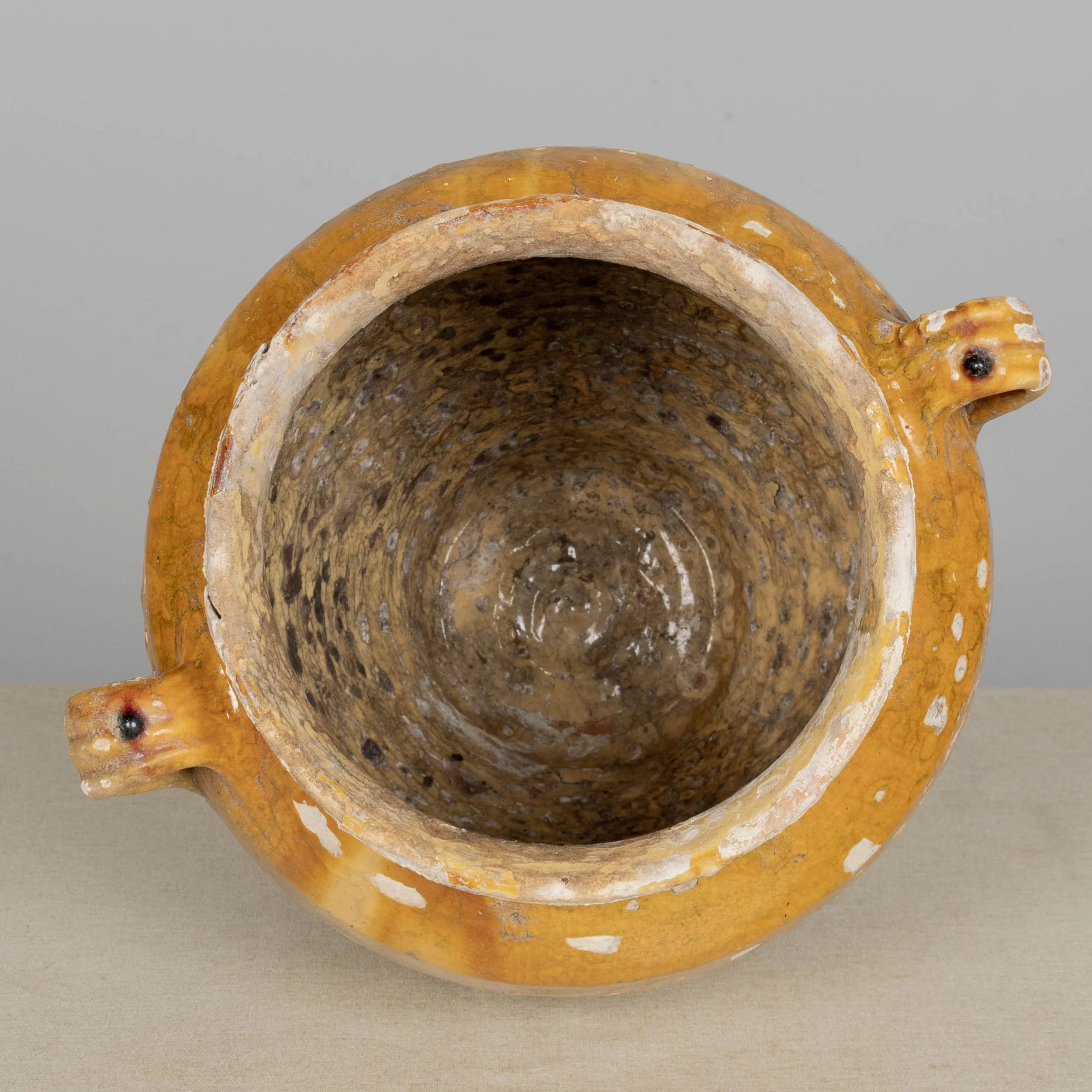 19th Century French Terracotta Pot à Confit 13.5"High