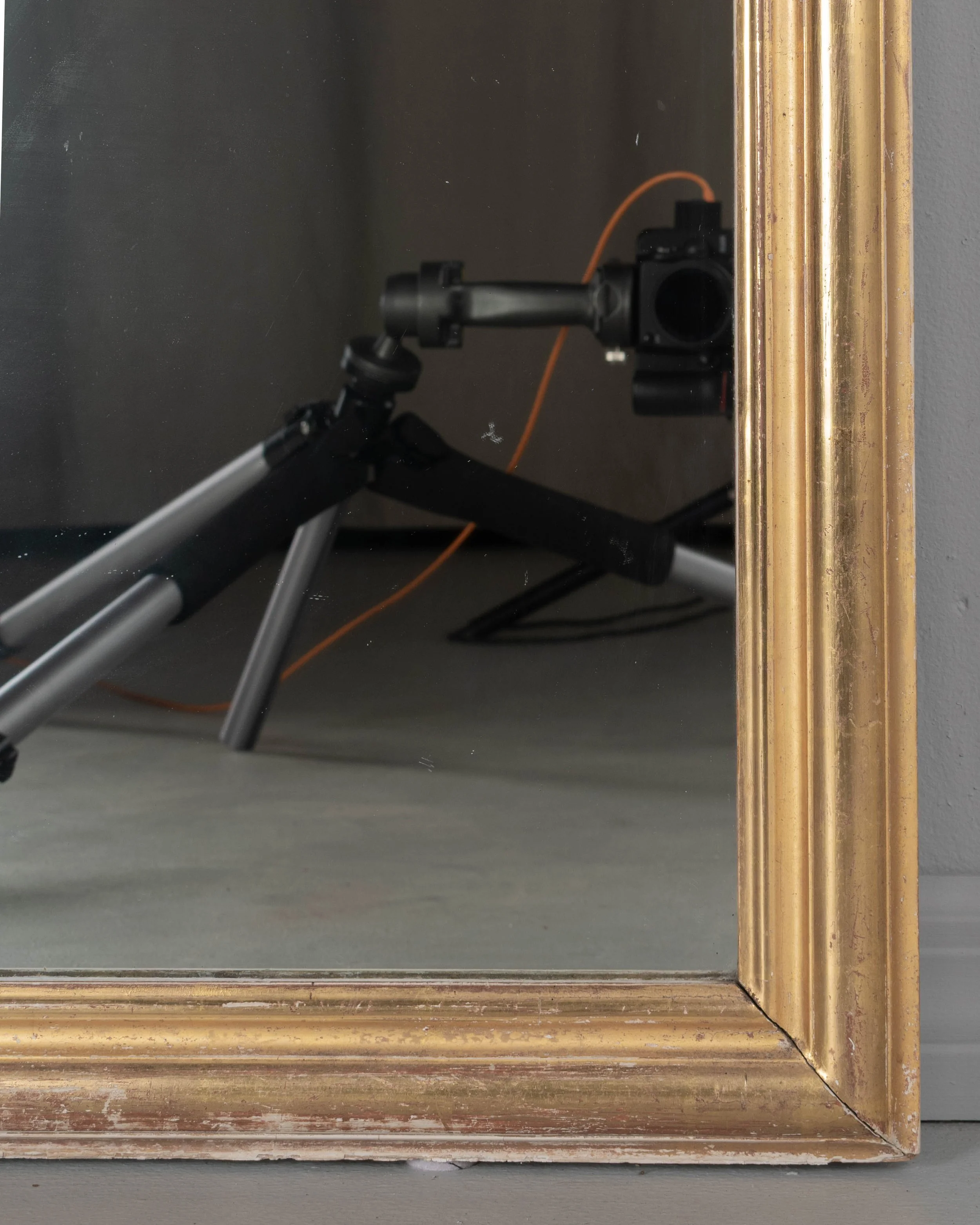 French Louis Philippe Style Gilded Mirror