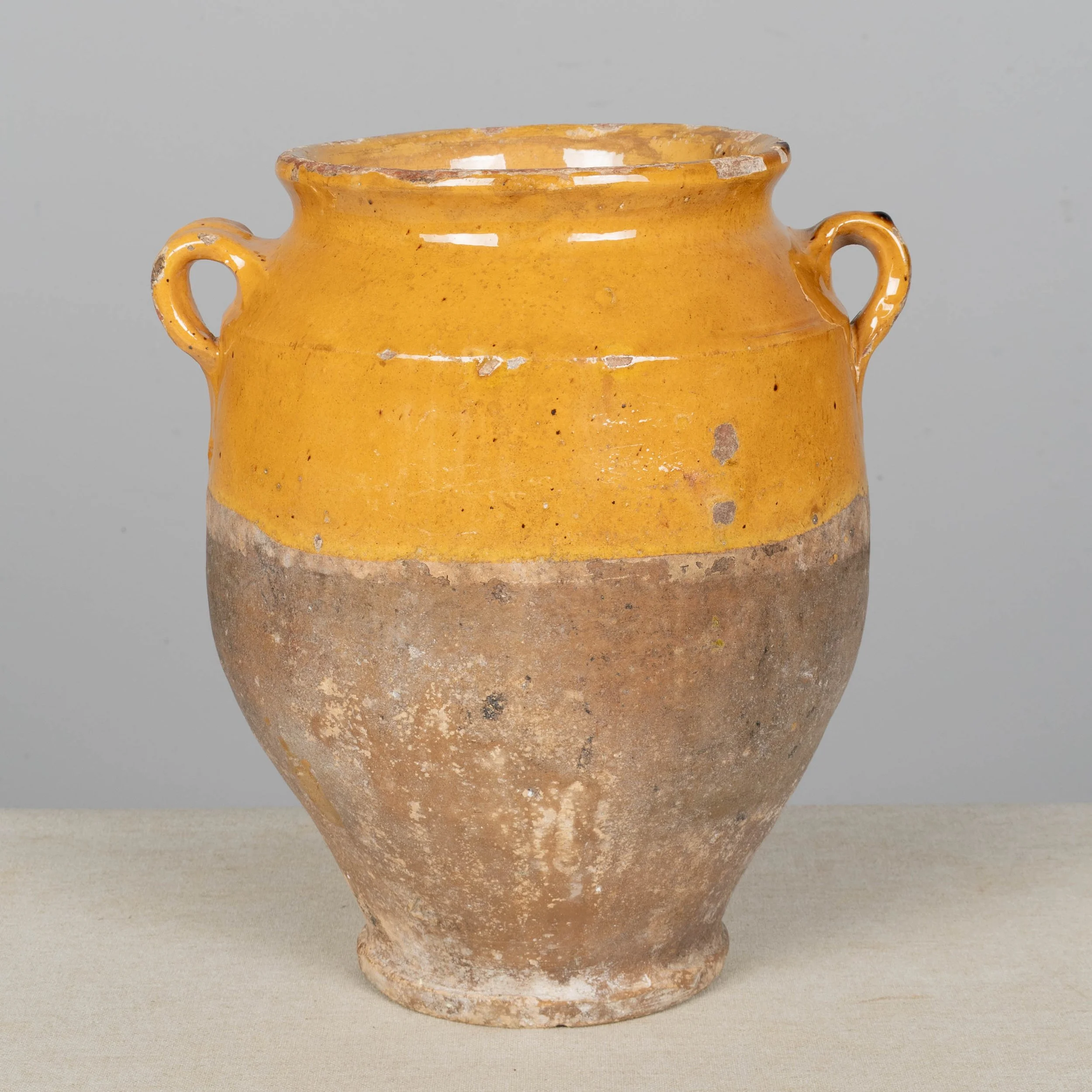 French Terracotta Vase or Pot à Confit