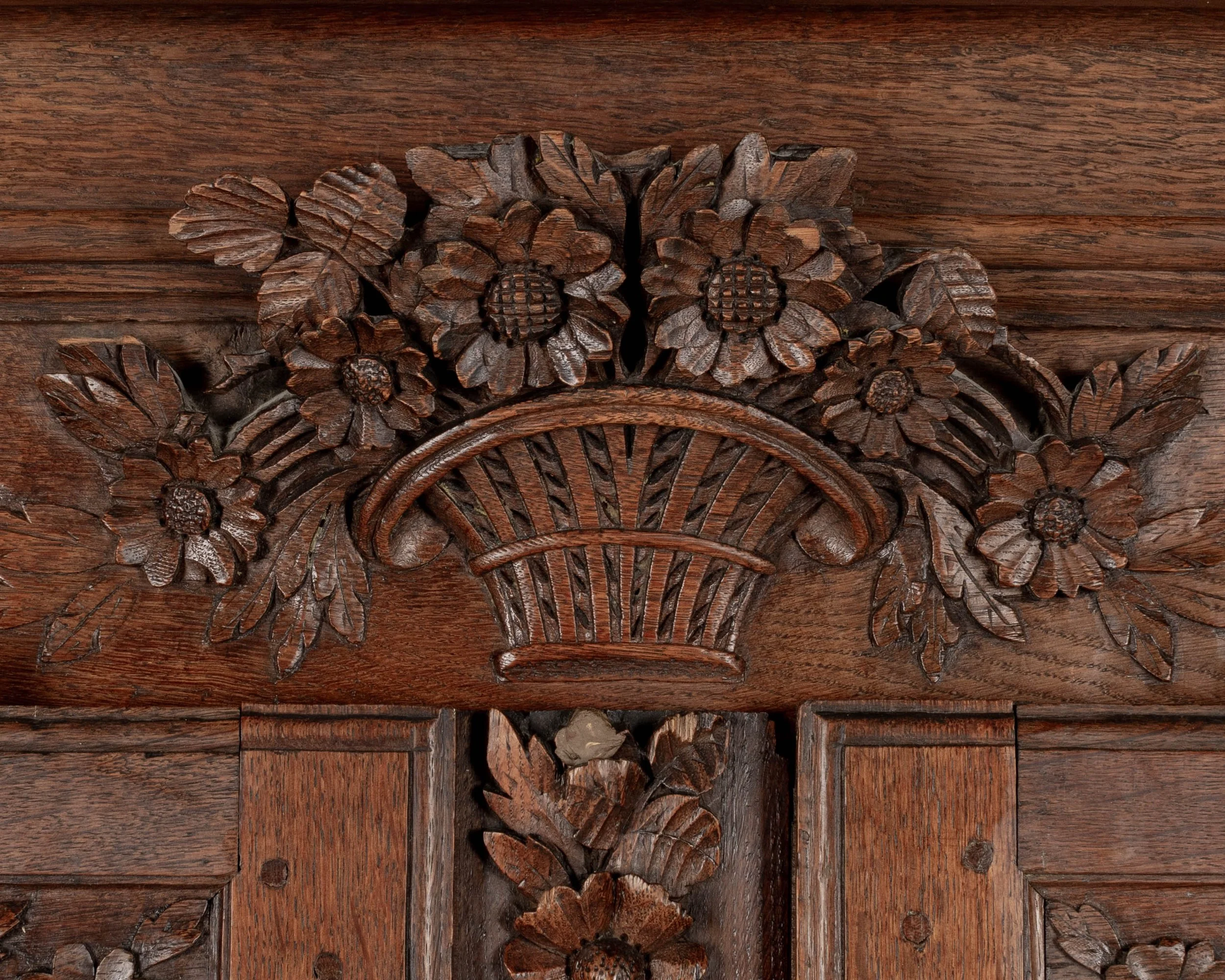 A 19th century Louis XV style Country French armoire, or display cabinet from Normandy.