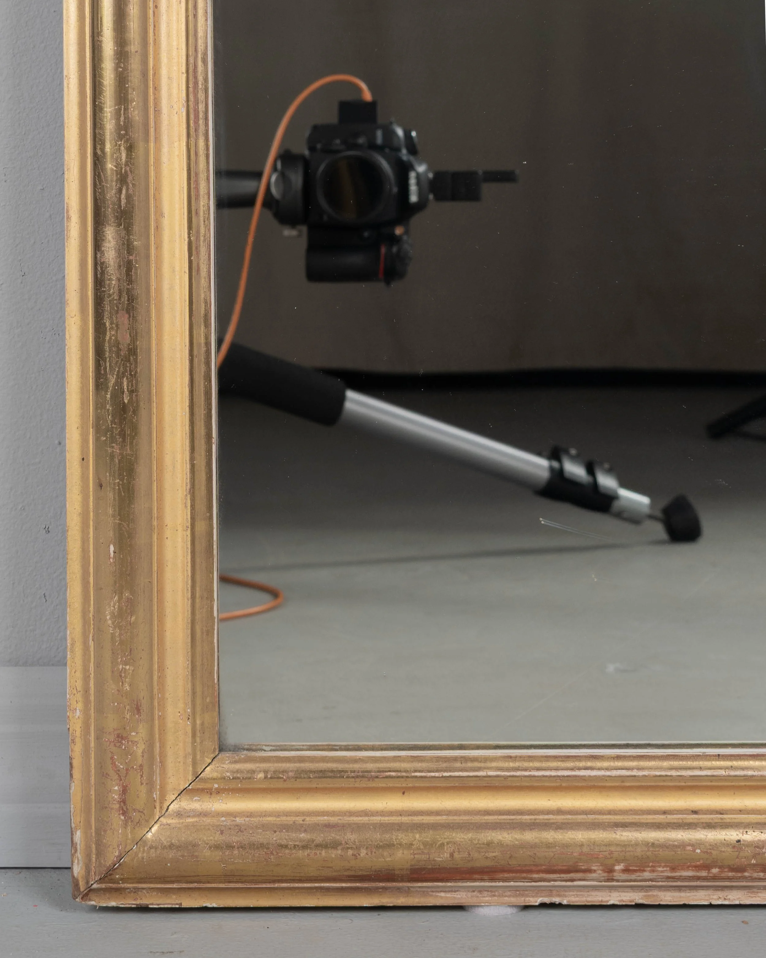 French Louis Philippe Style Gilded Mirror