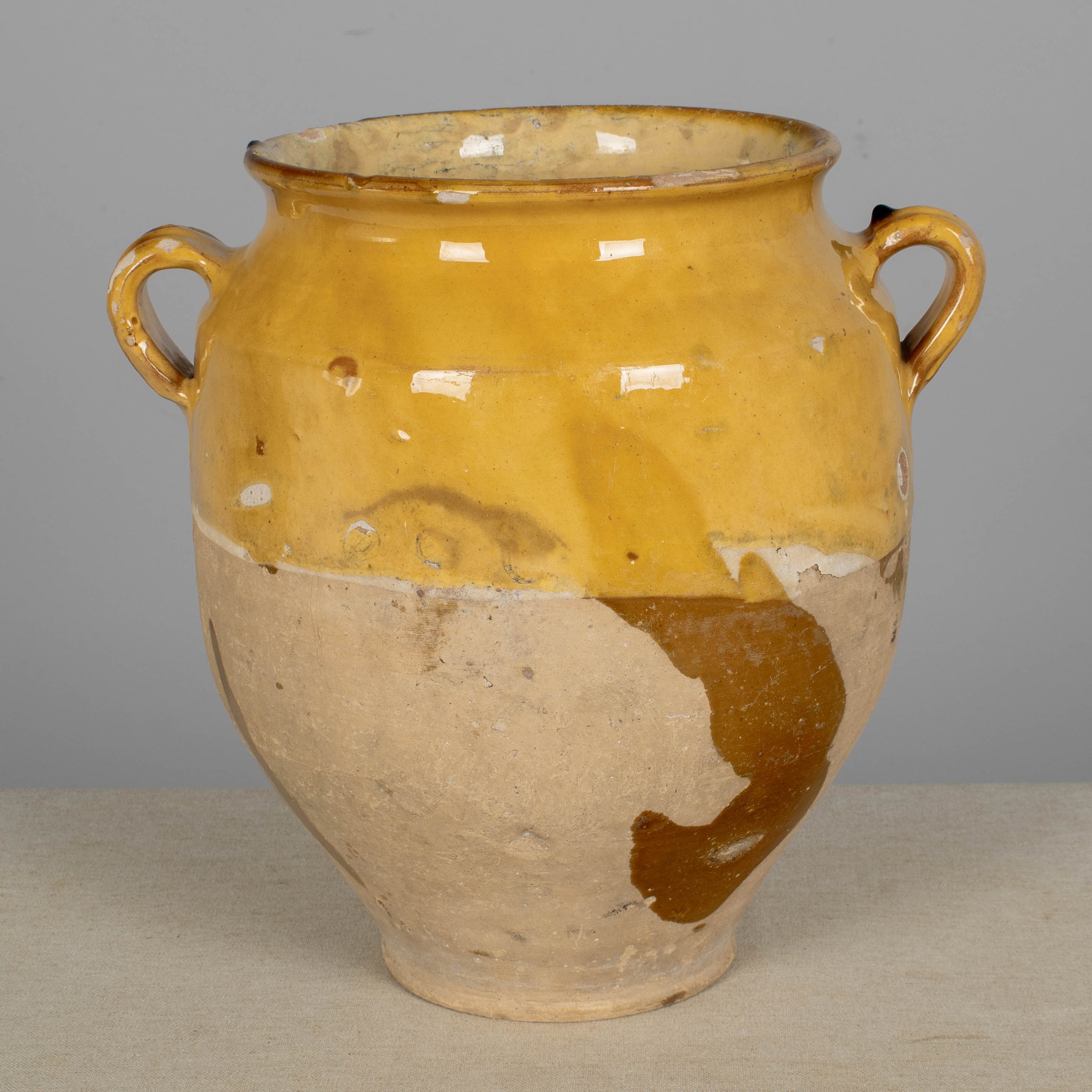 French Terracotta Vase or Pot à Confit