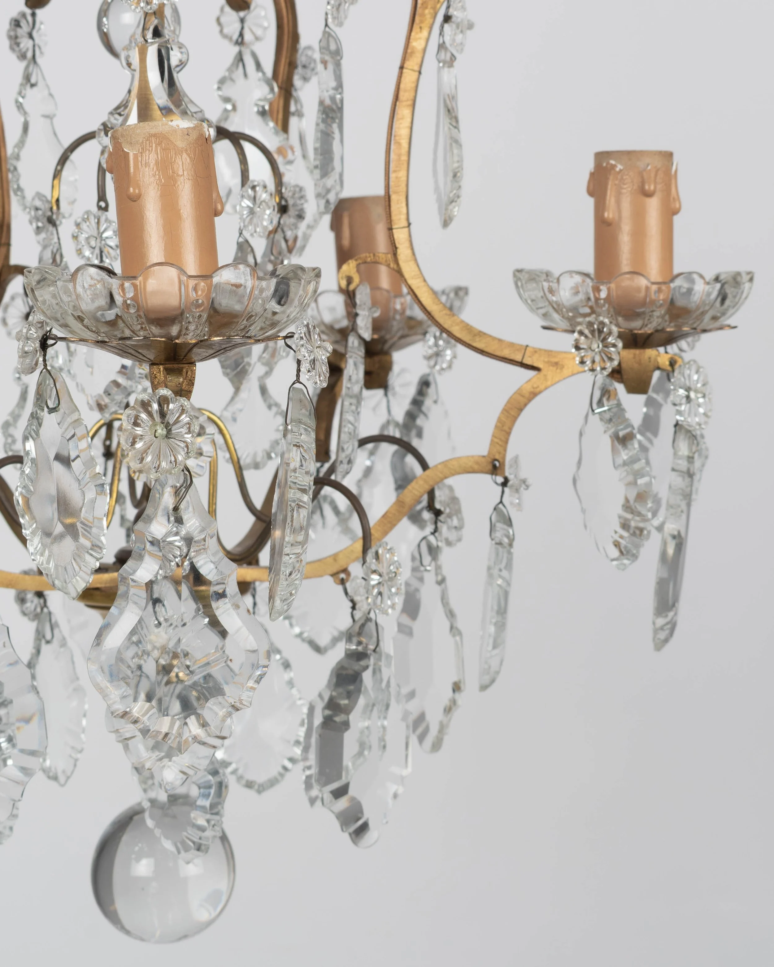 French Louis XV Style Crystal Chandelier
