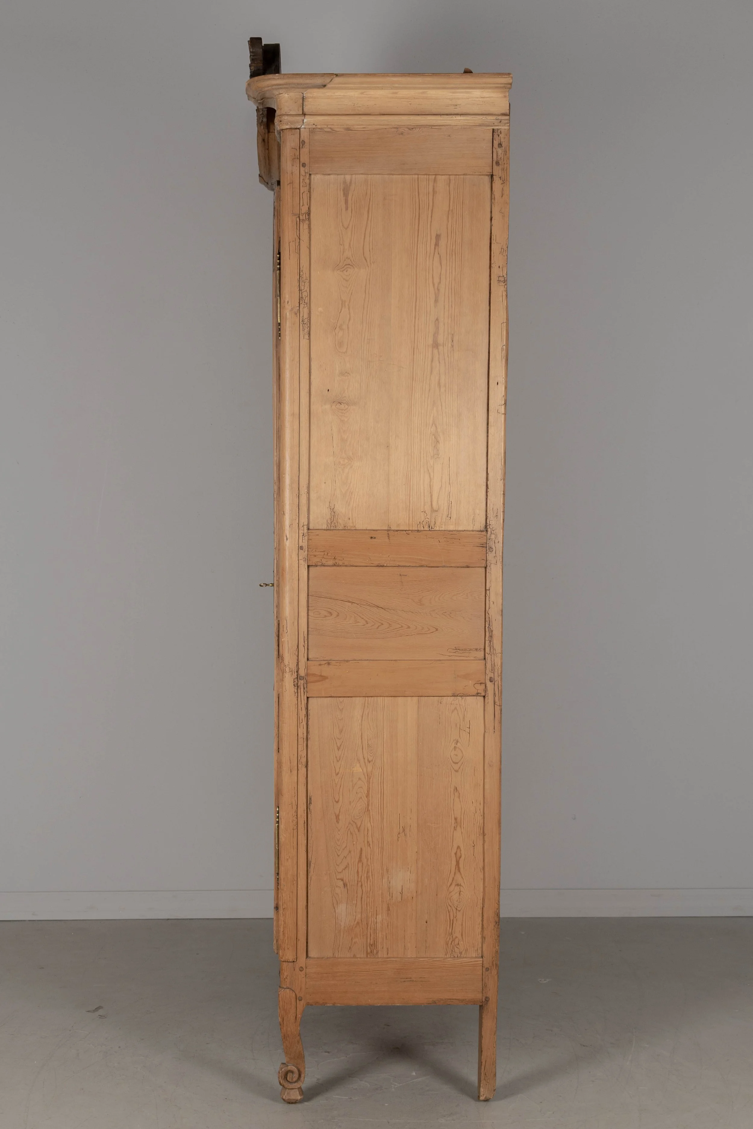 A 19th century Louis XV French Armoire Cauchoise from Caux in Normandy.
