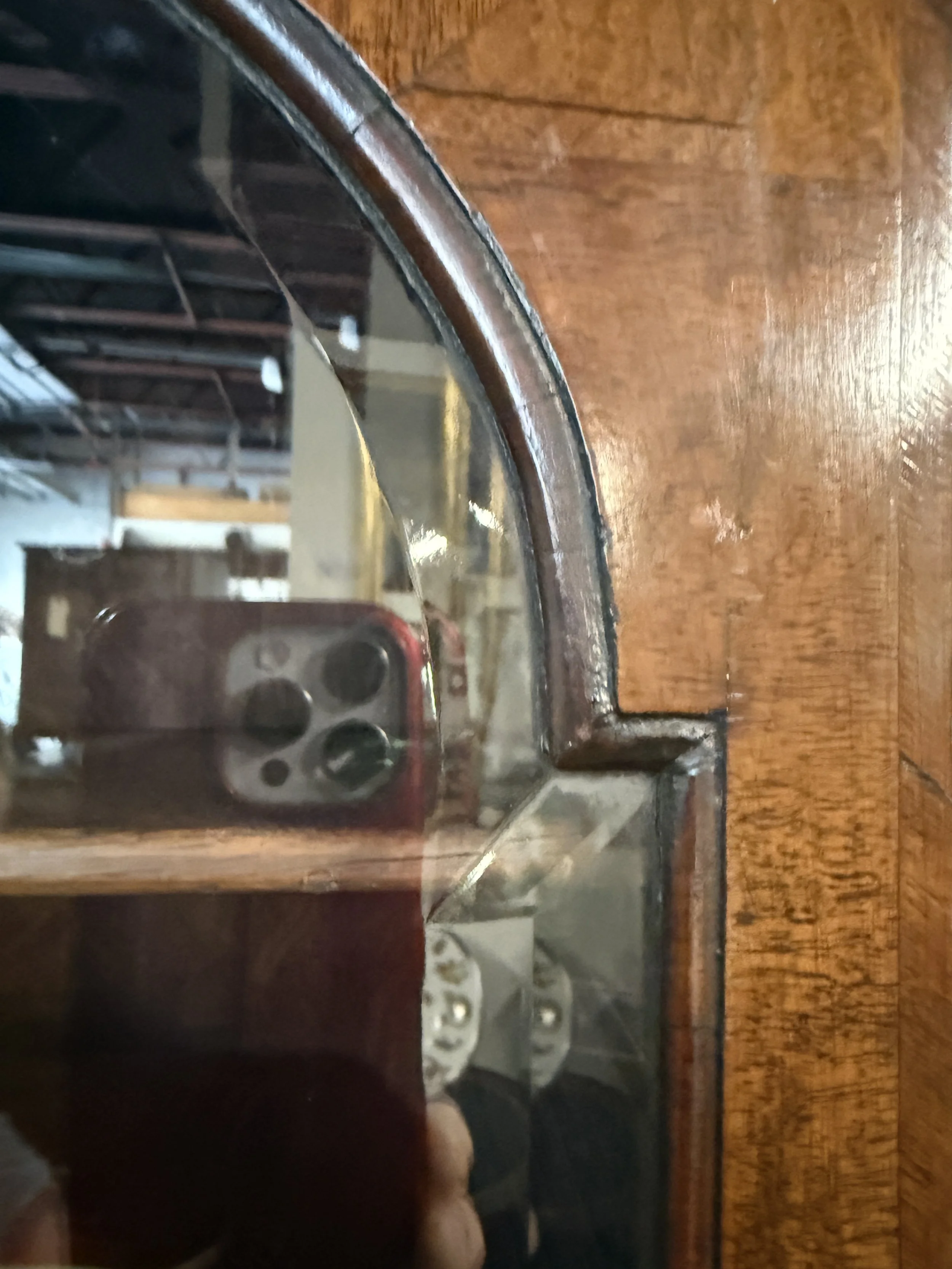 18th Century English Walnut Bureau Bookcase, or Secretary Desk