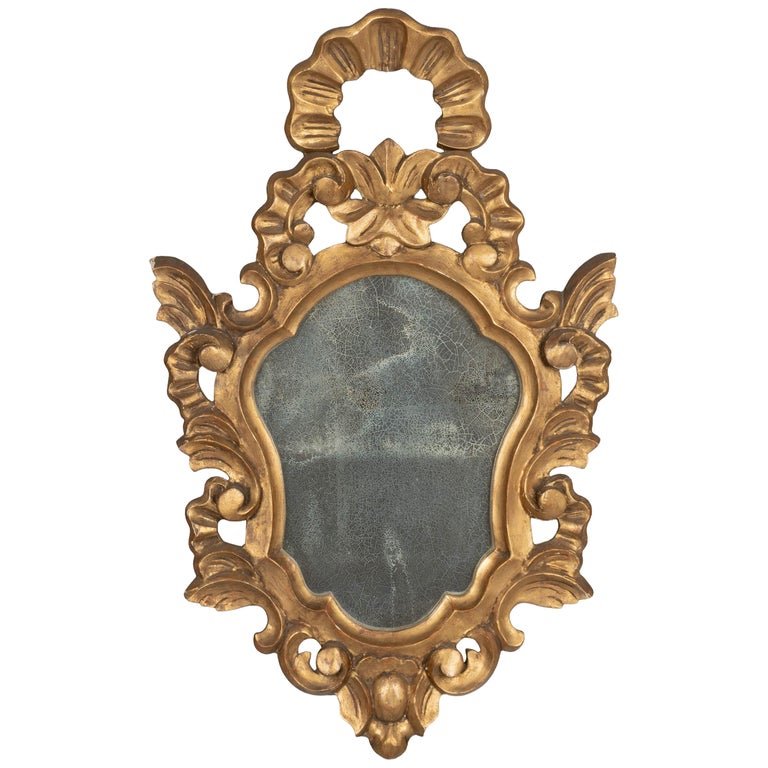 French Baroque Style Gilded Mirror
