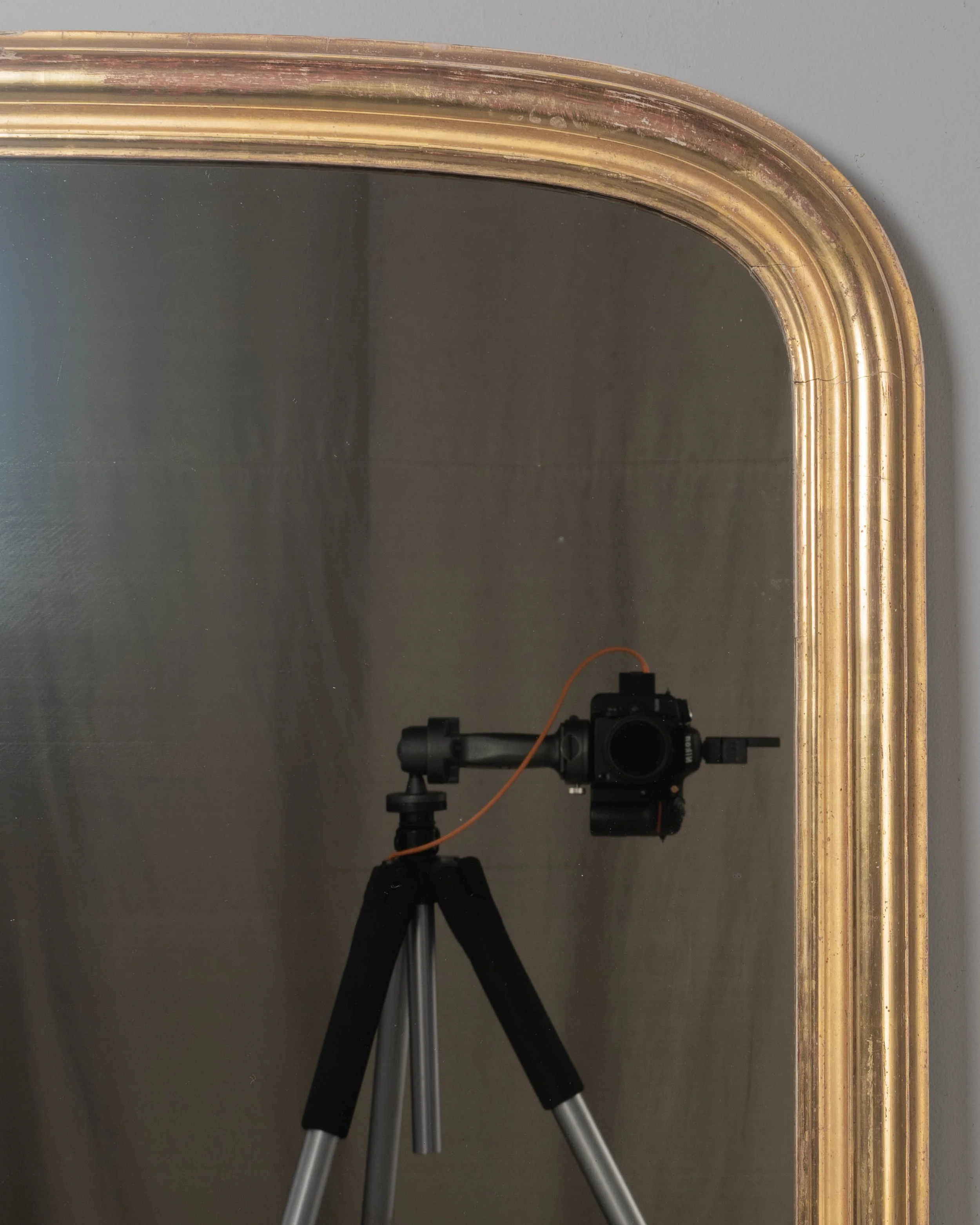 French Louis Philippe Style Gilded Mirror