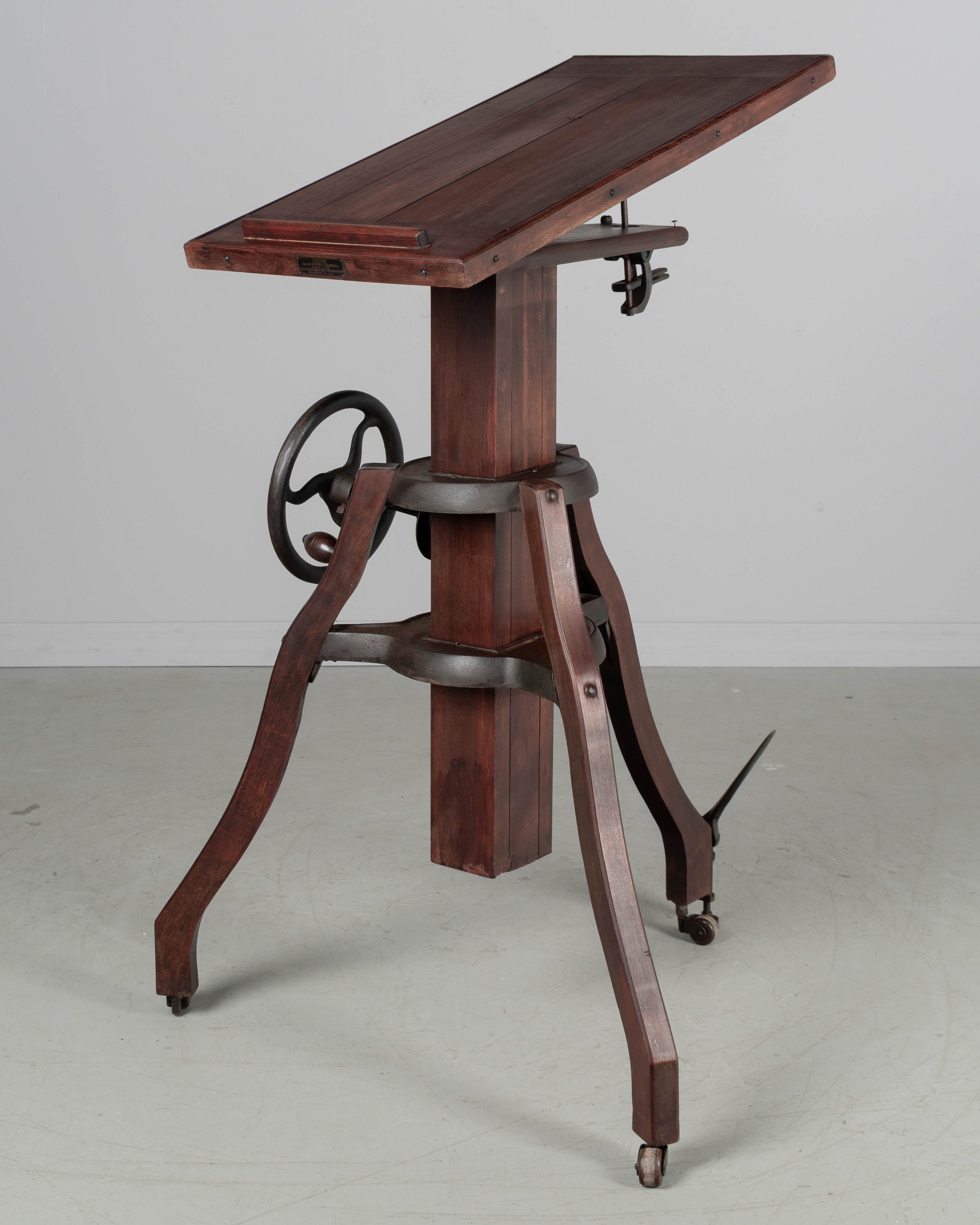 Adjustable Pedestal Century Studio Camera Stand