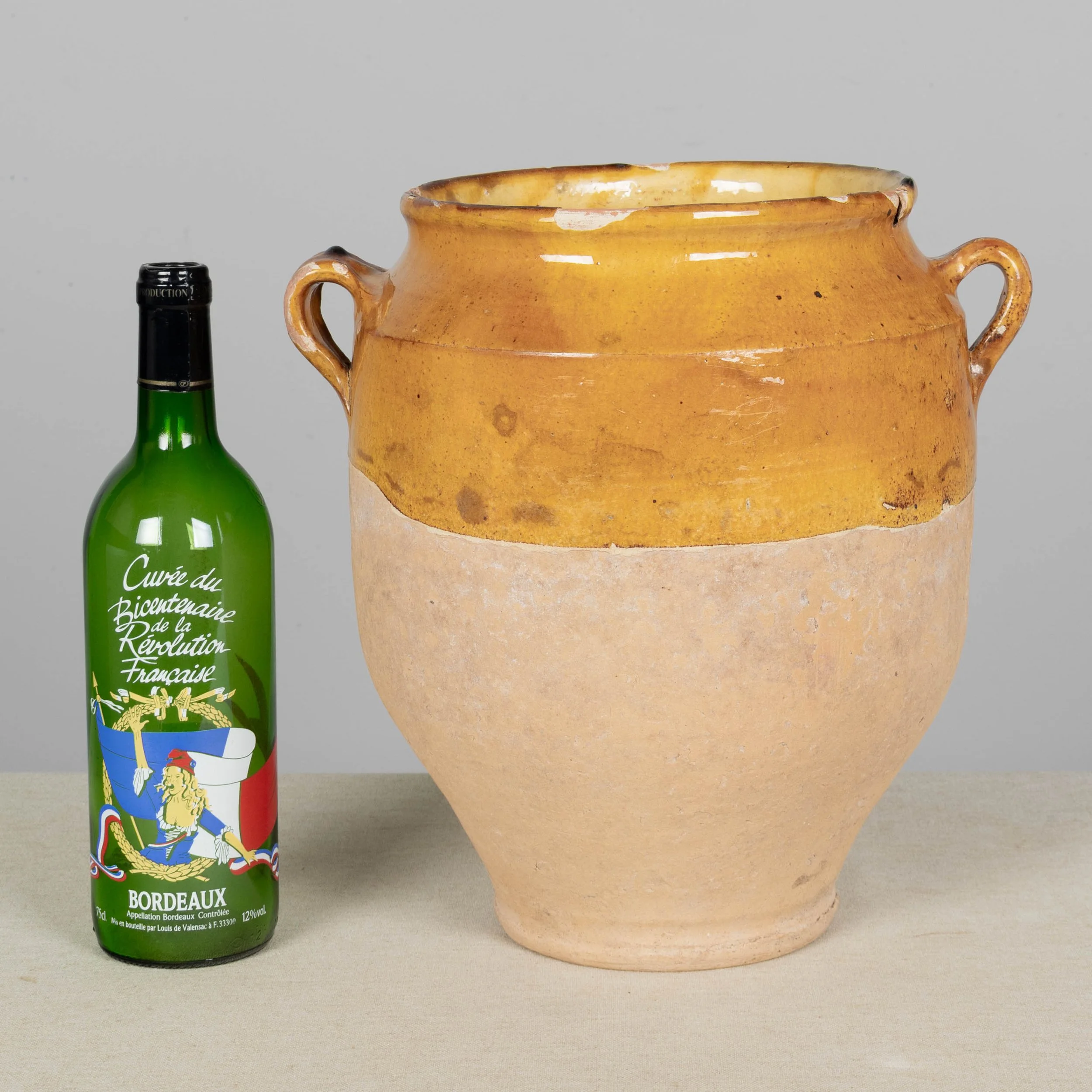 French Terracotta Vase or Pot à Confit