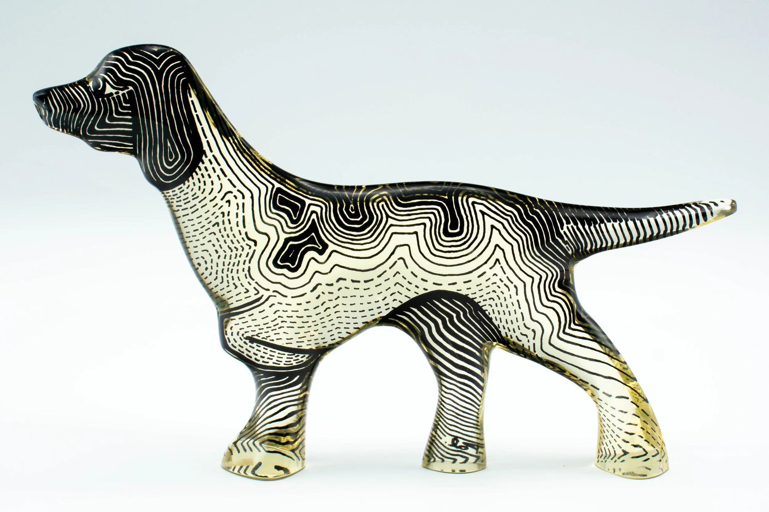 Palatnik Op Art Lucite Dog