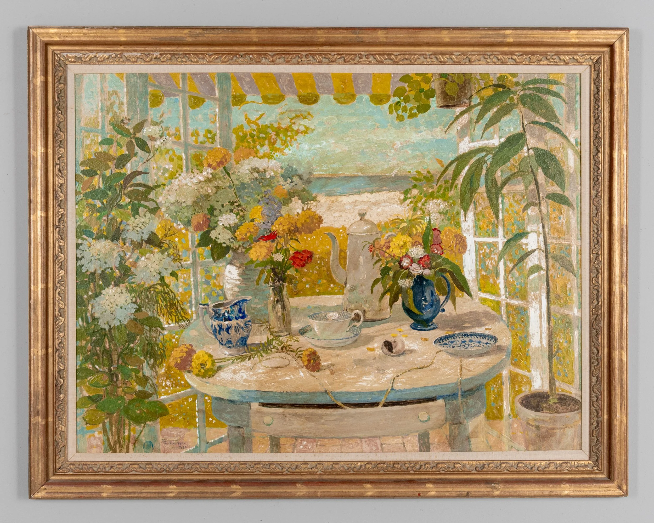 Large Still Life Painting by Germano Russo