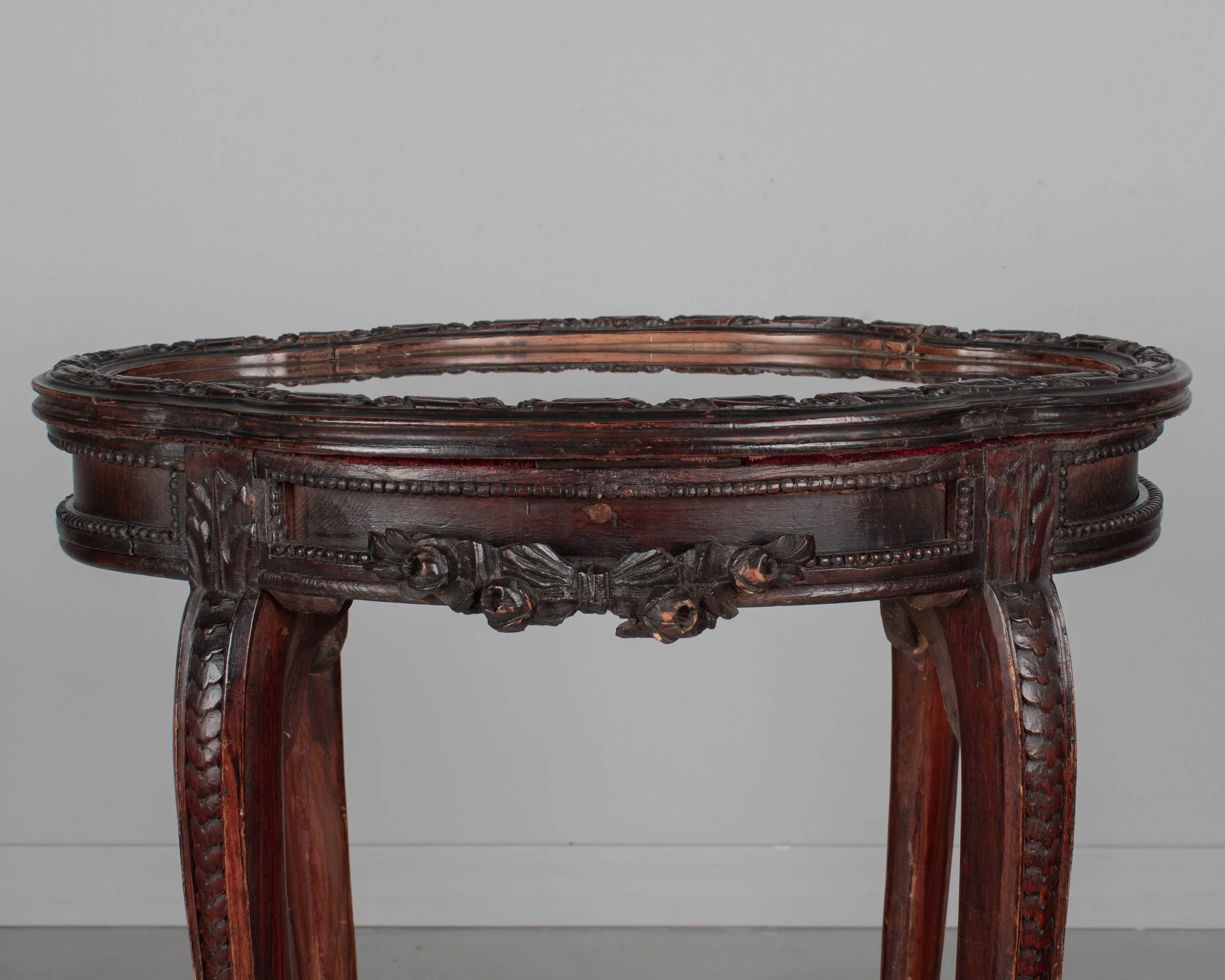 19th Century French Louis XV Style Vitrine or Display Table