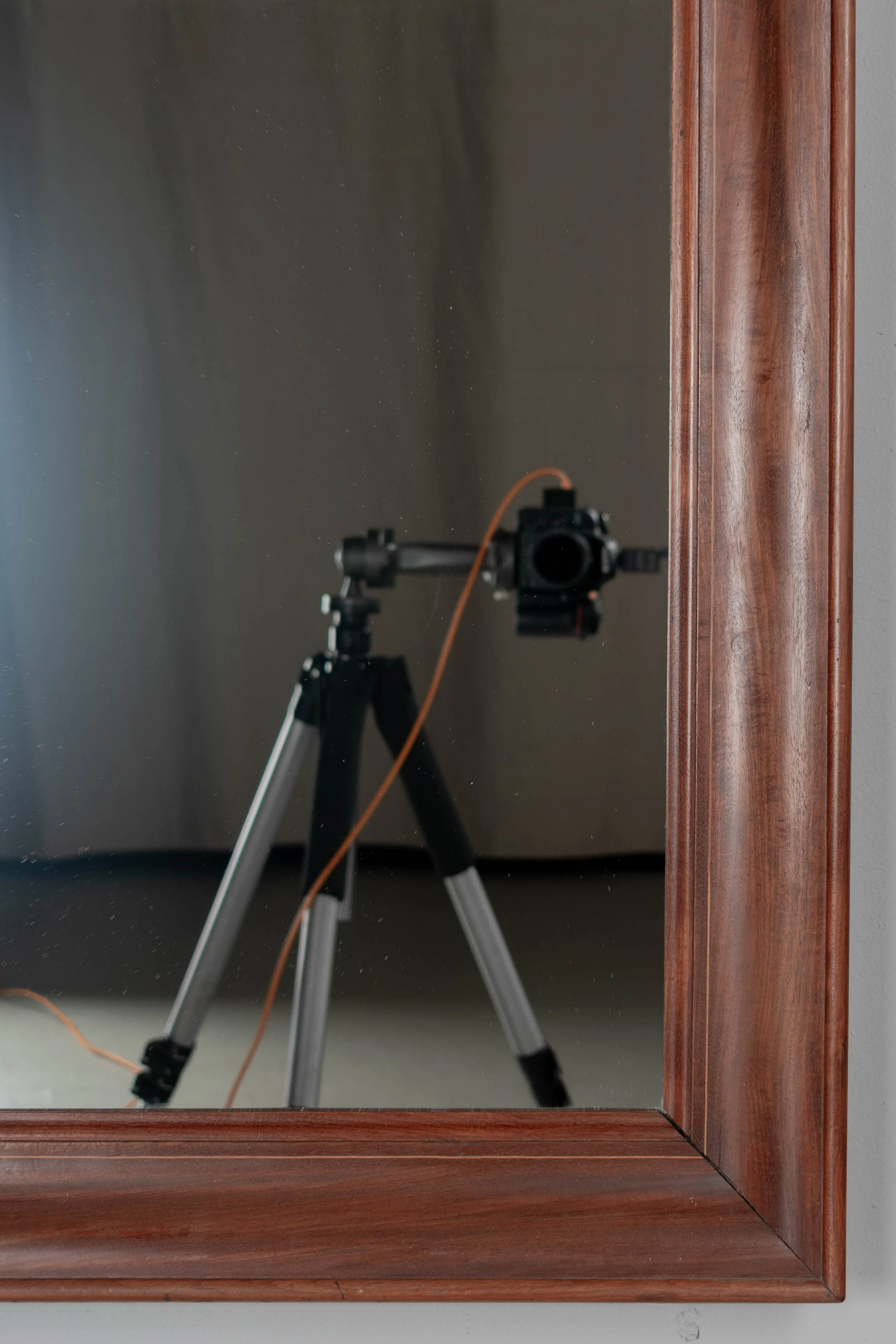 French Louis Philippe Style Mahogany Mirror