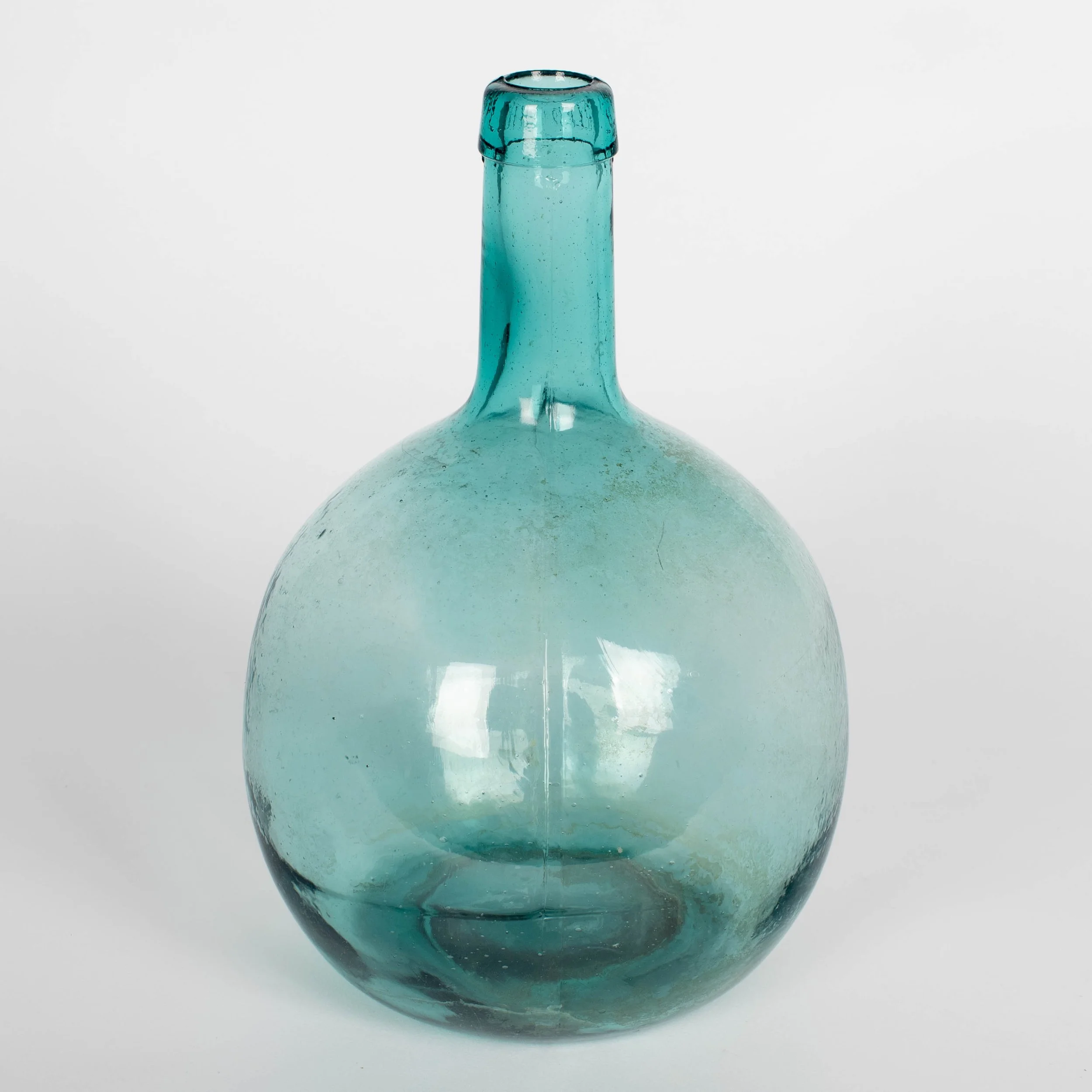 Vintage Blown Glass Demijohn Bottles