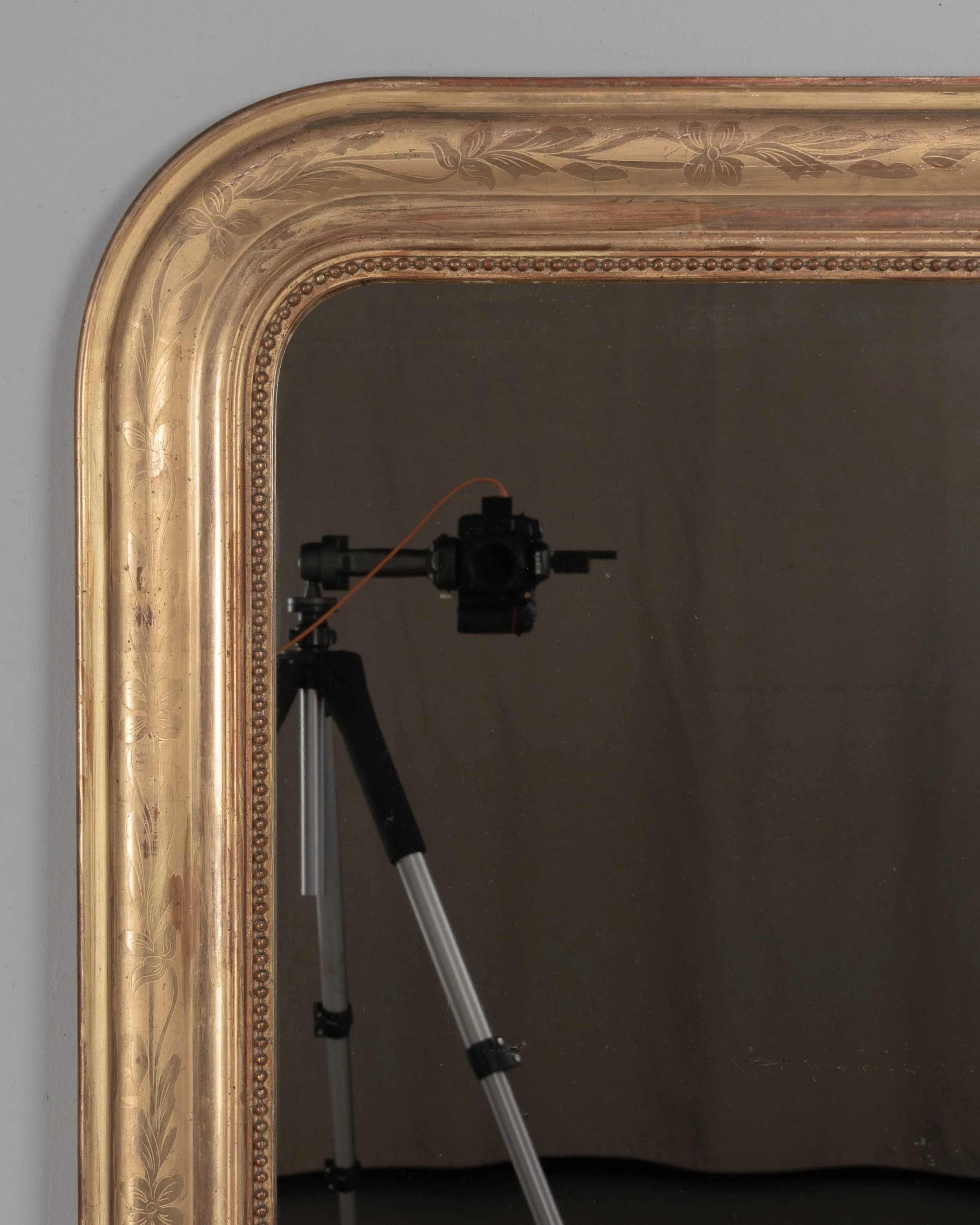 19th Century French Louis Philippe Style Gilded Mirror
