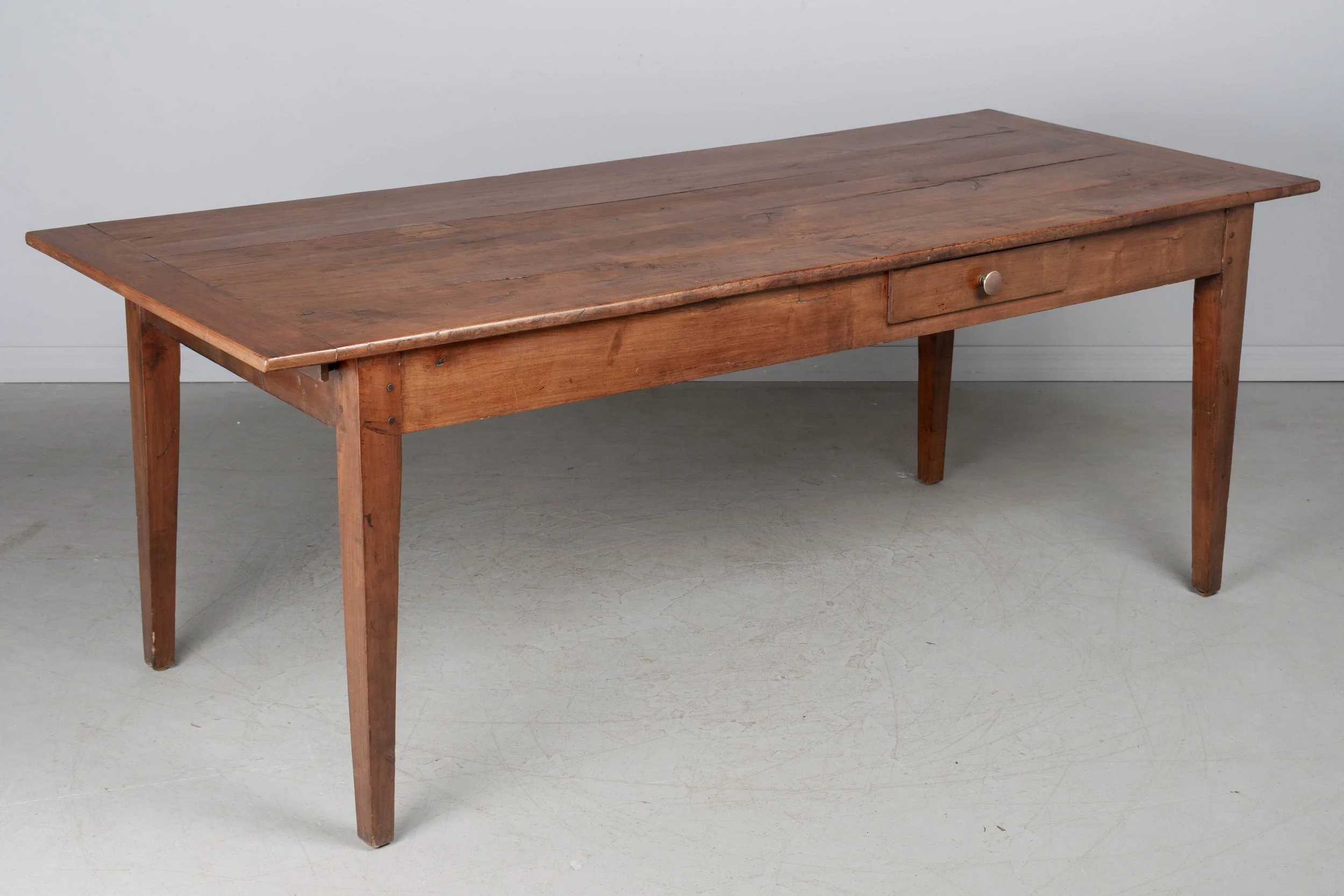 Early 20th c. Country French Cherry Farm Table