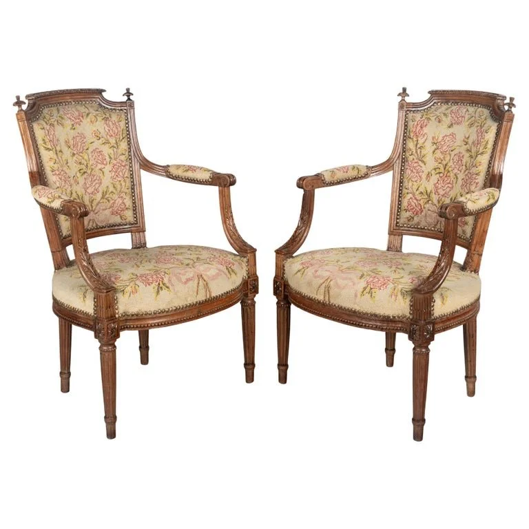 Fossy☆管416フランス製☆ルイ13世☆アンティーク☆アームチェアー Olivier Fleury French Antiques-18th and 19th Century French