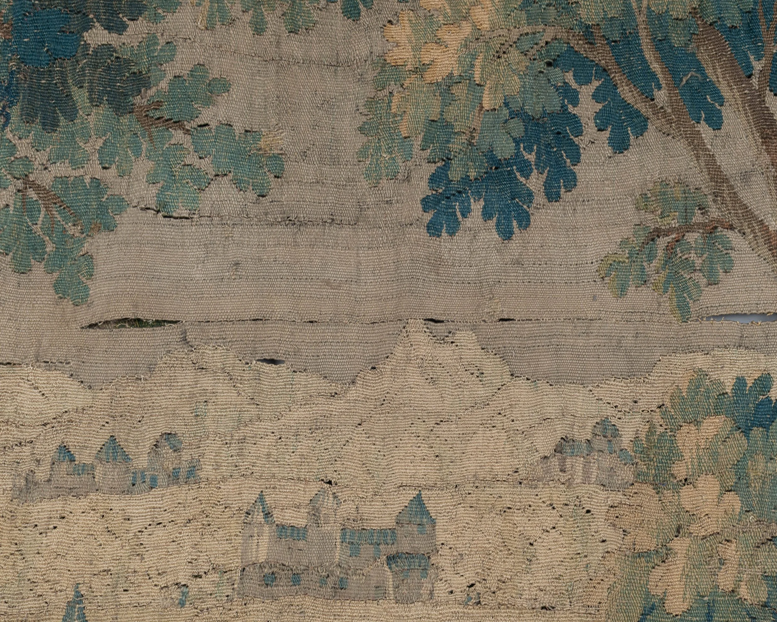 18th Century French Aubusson Verdure Tapestry