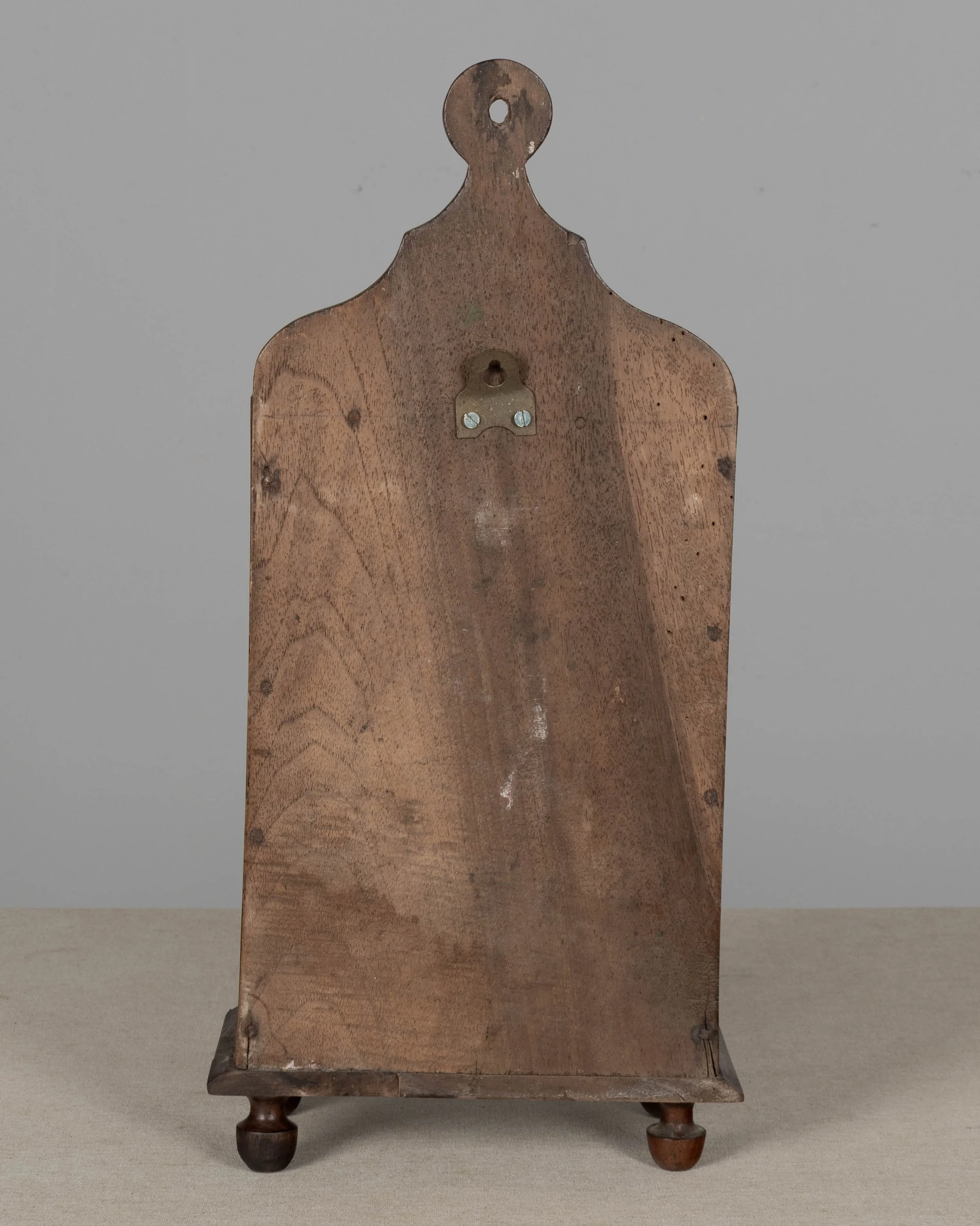 19th Century French Fariniere Box, Walnut Marquetry