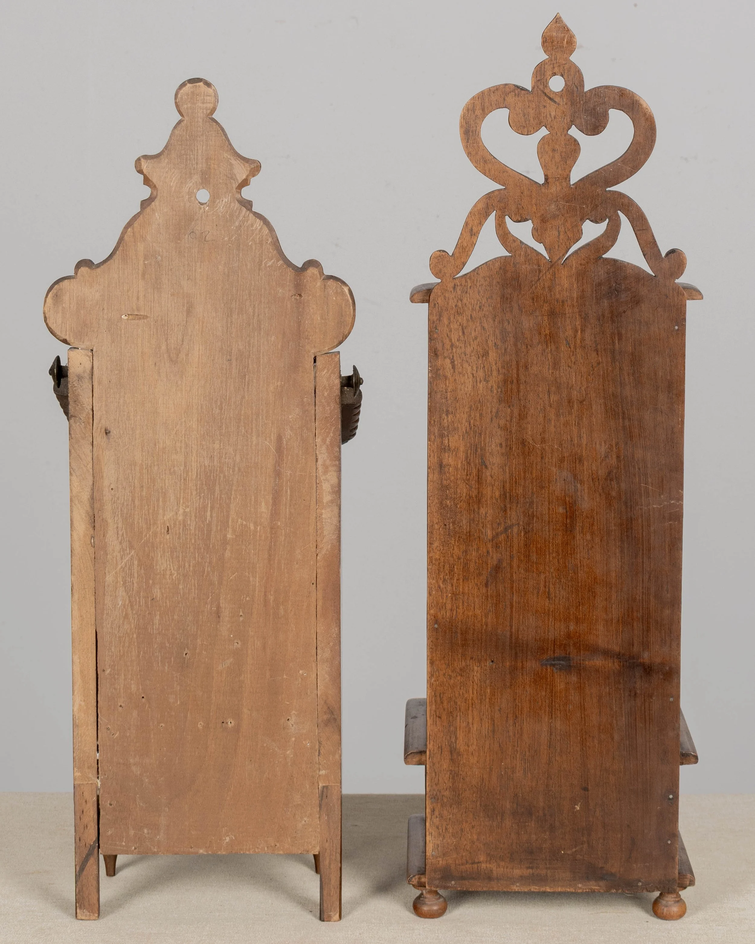 A set of two French Provencal decorative boxes