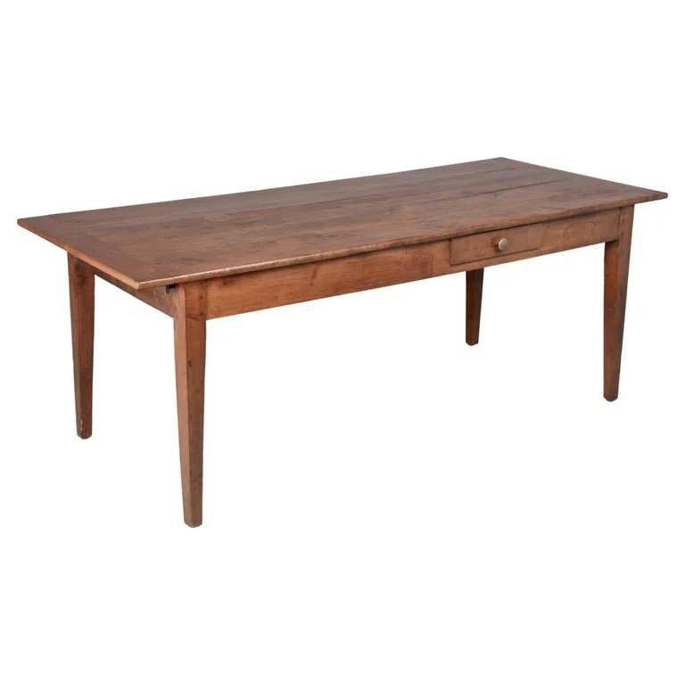 Early 20th c. Country French Cherry Farm Table