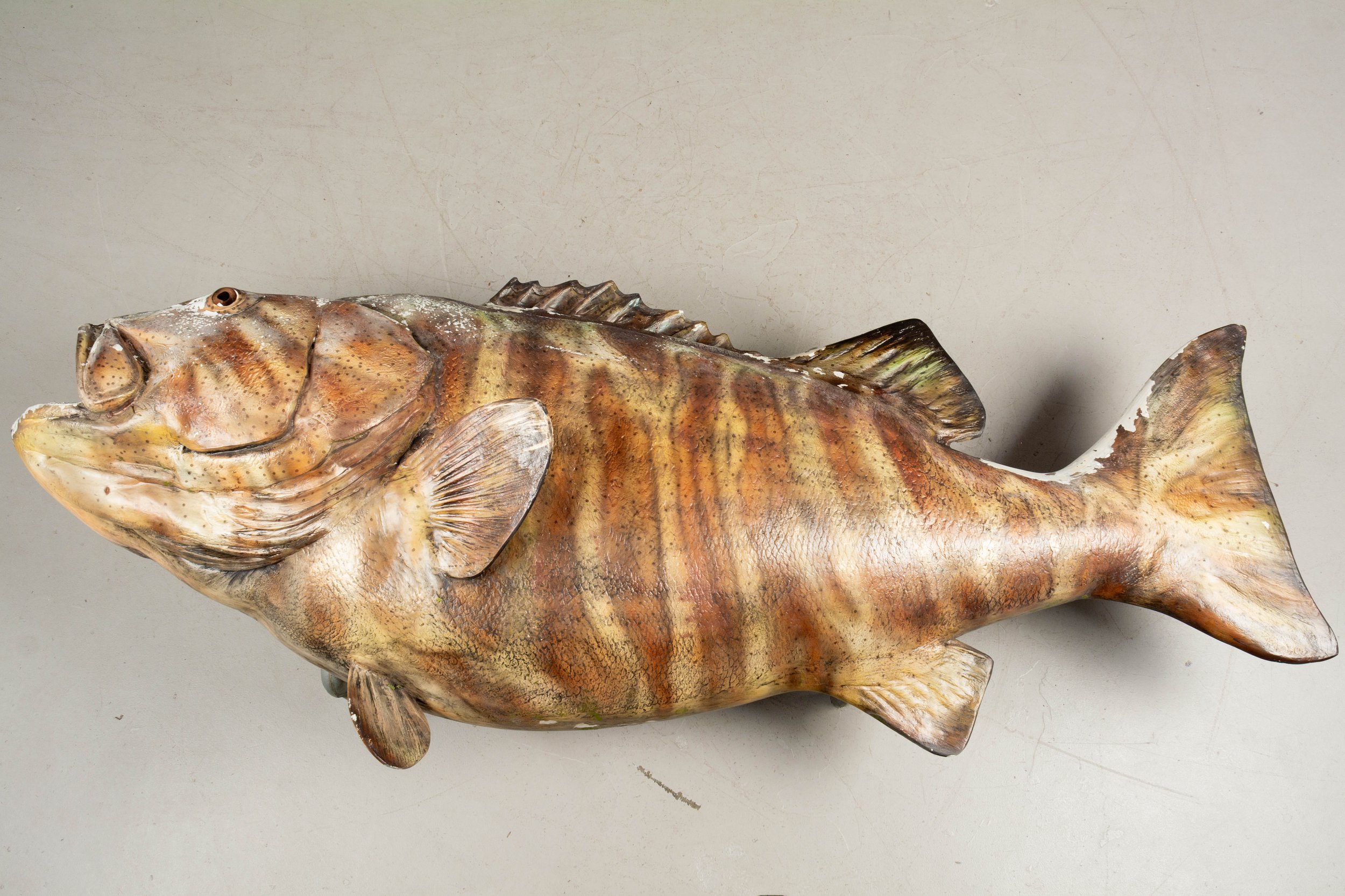 Large Wall Hanging Fish Sculpture
