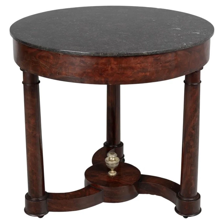 19th Century French Mahogany Gueridon or Game Table