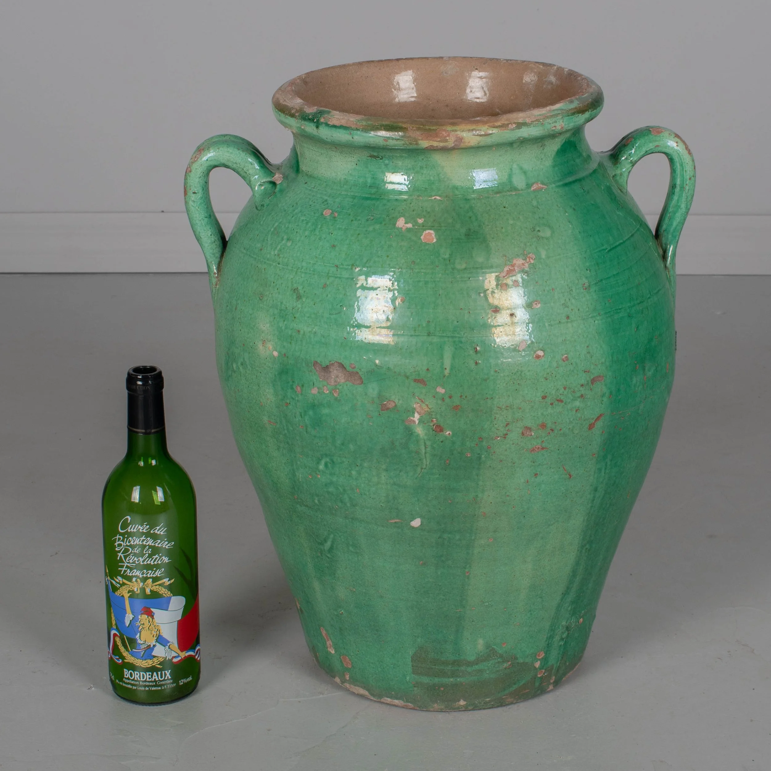Large 19th Century French Pottery Jar or Planter