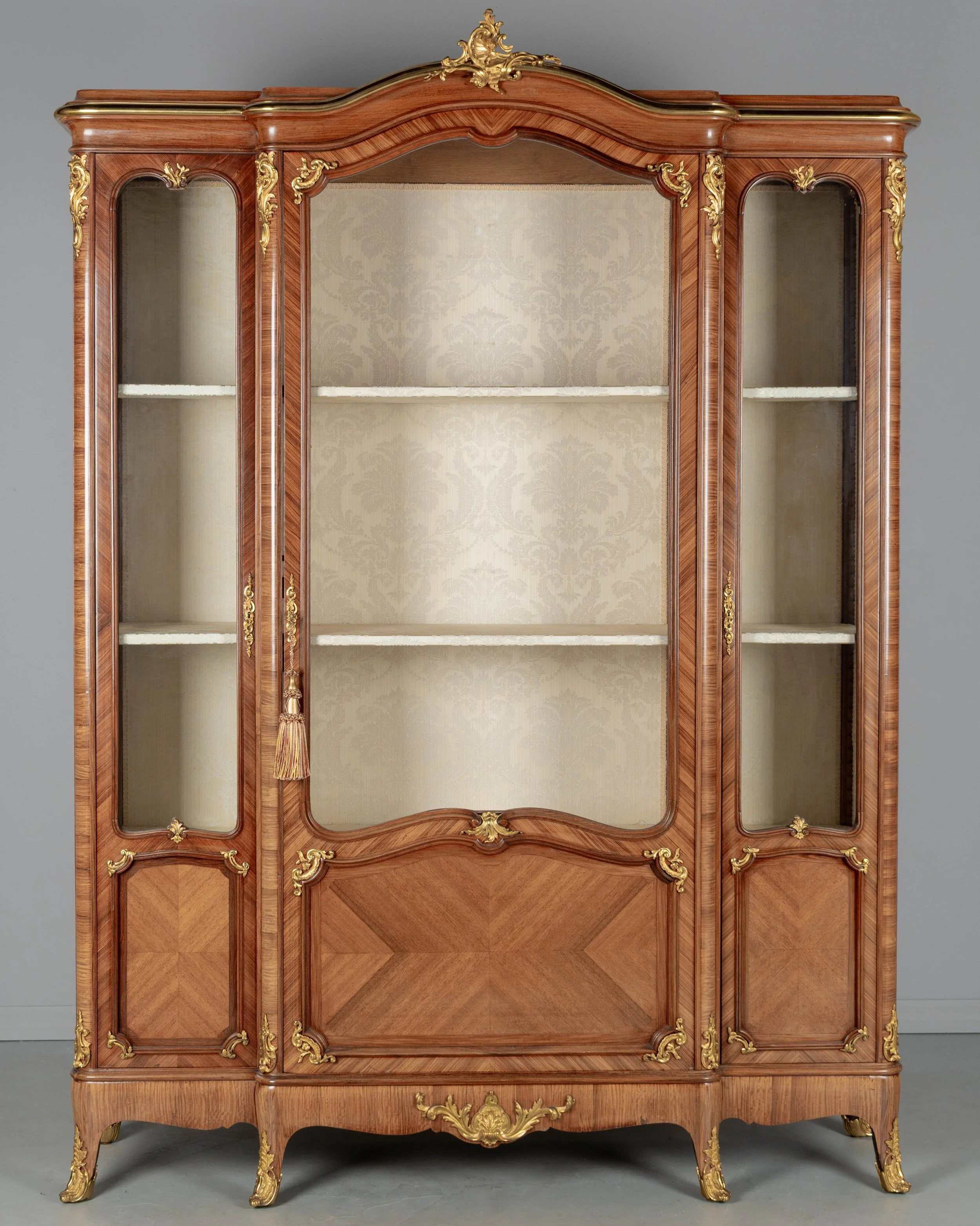 Louis XV Style French Bibliotheque or Cabinet by Schmit & Cie