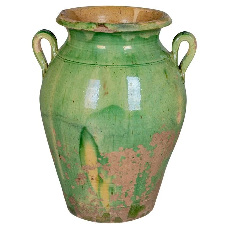 Large 19th Century French Pottery Jar or Planter