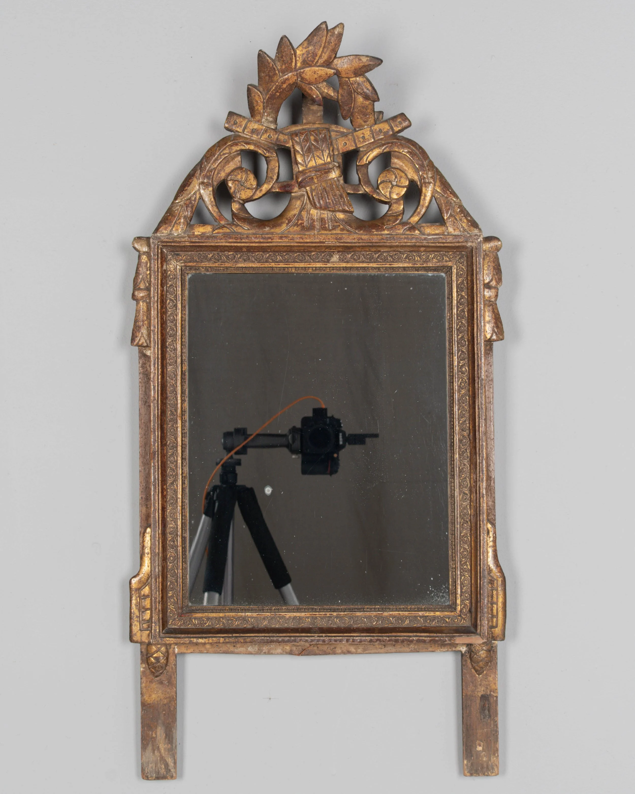 19th Century French Louis XVI Giltwood Mirror