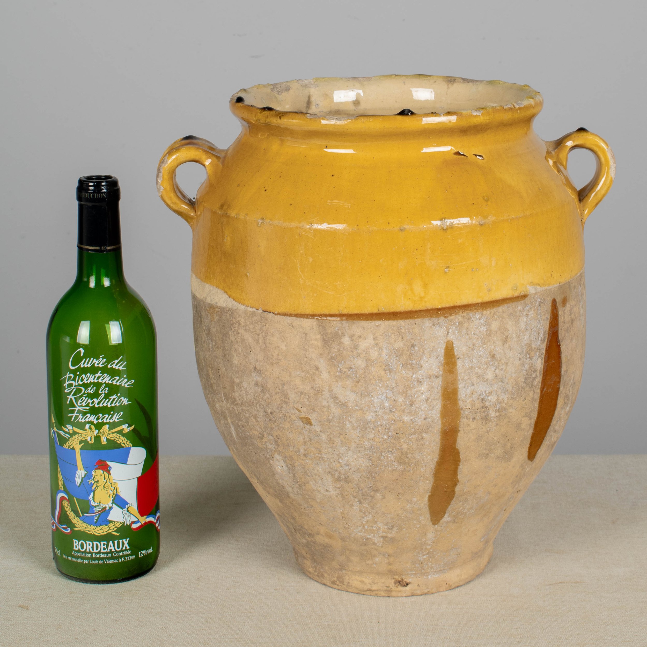 French Terracotta Vase or Pot à Confit