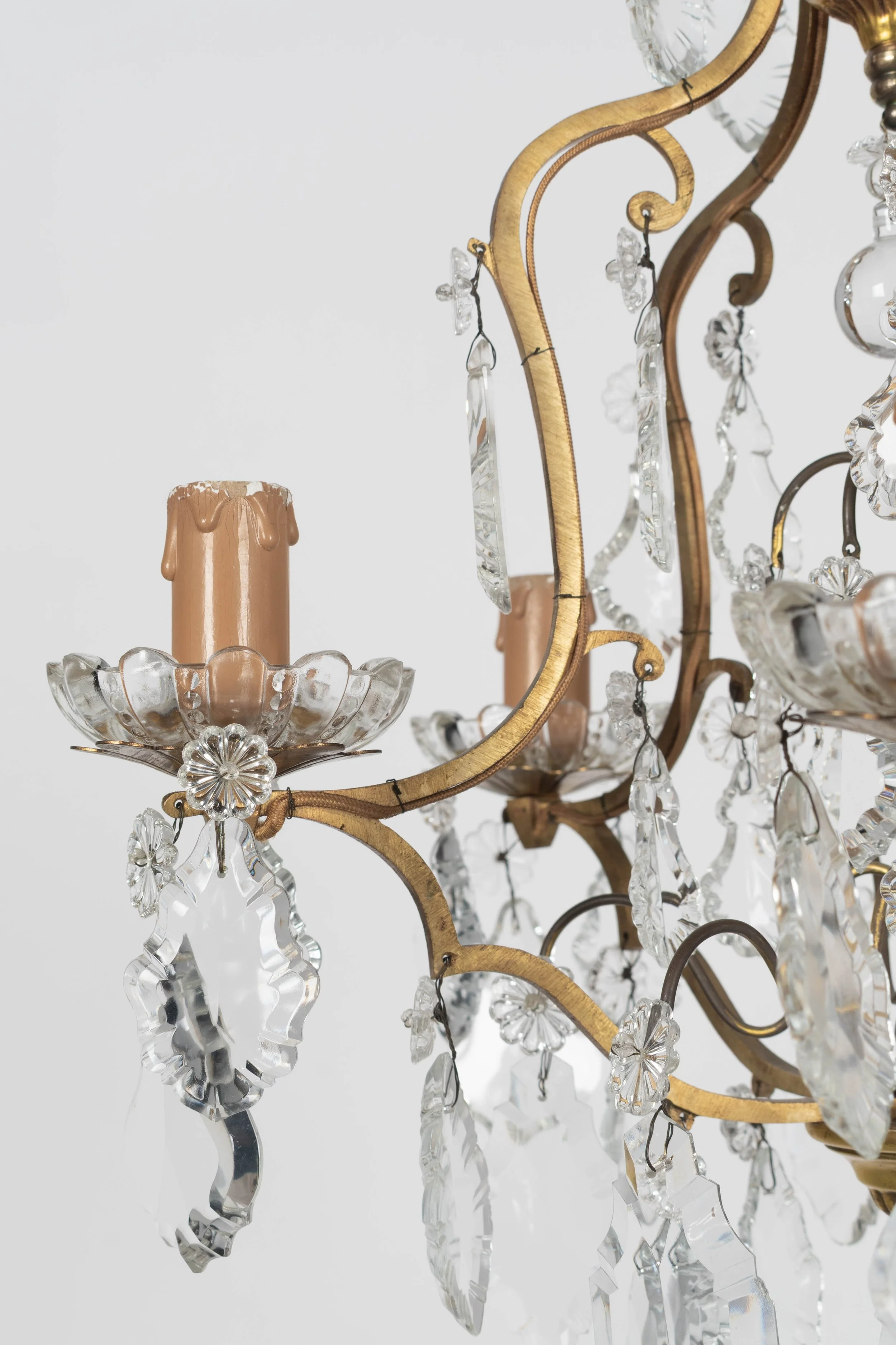 French Louis XV Style Crystal Chandelier