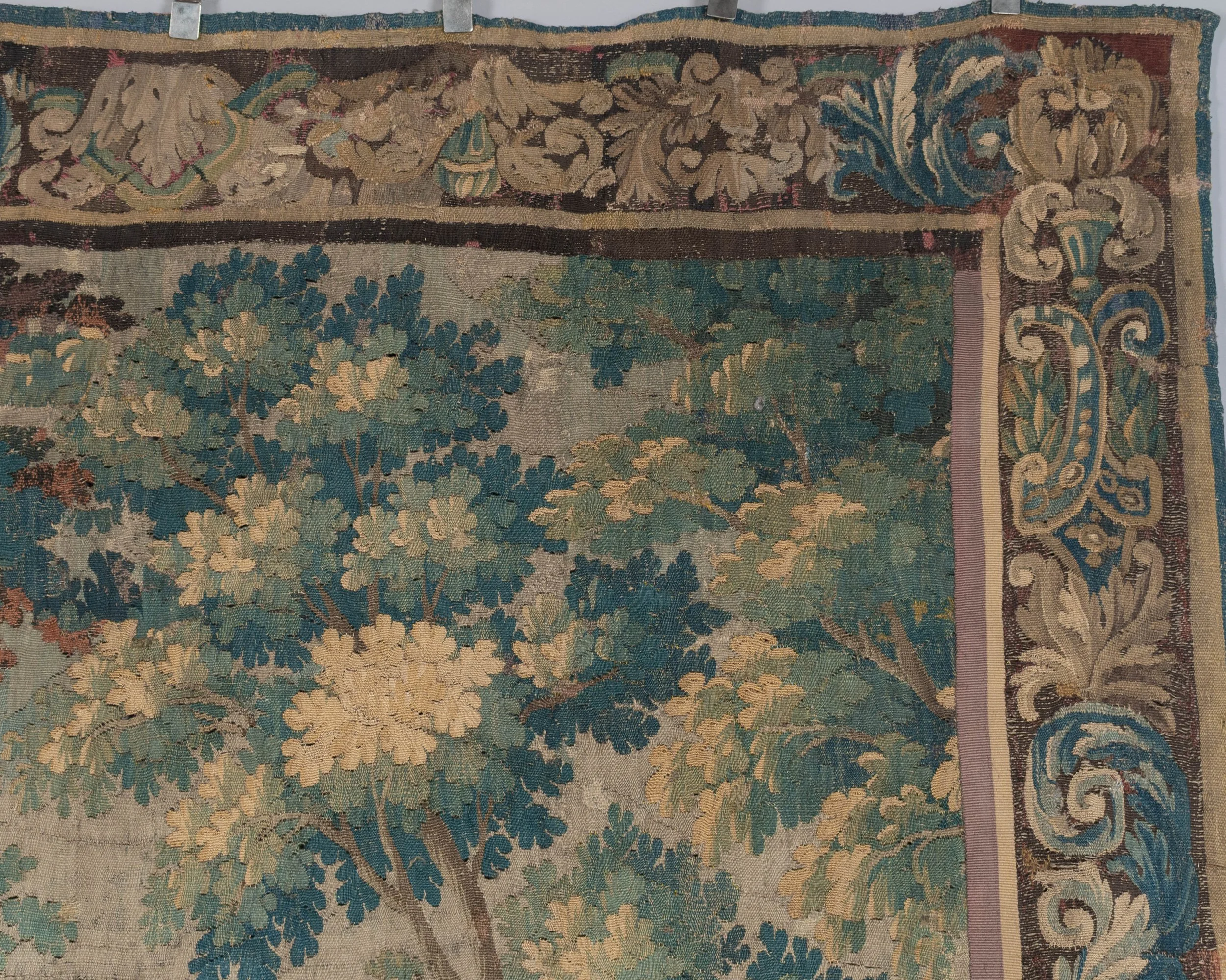 18th Century French Aubusson Verdure Tapestry