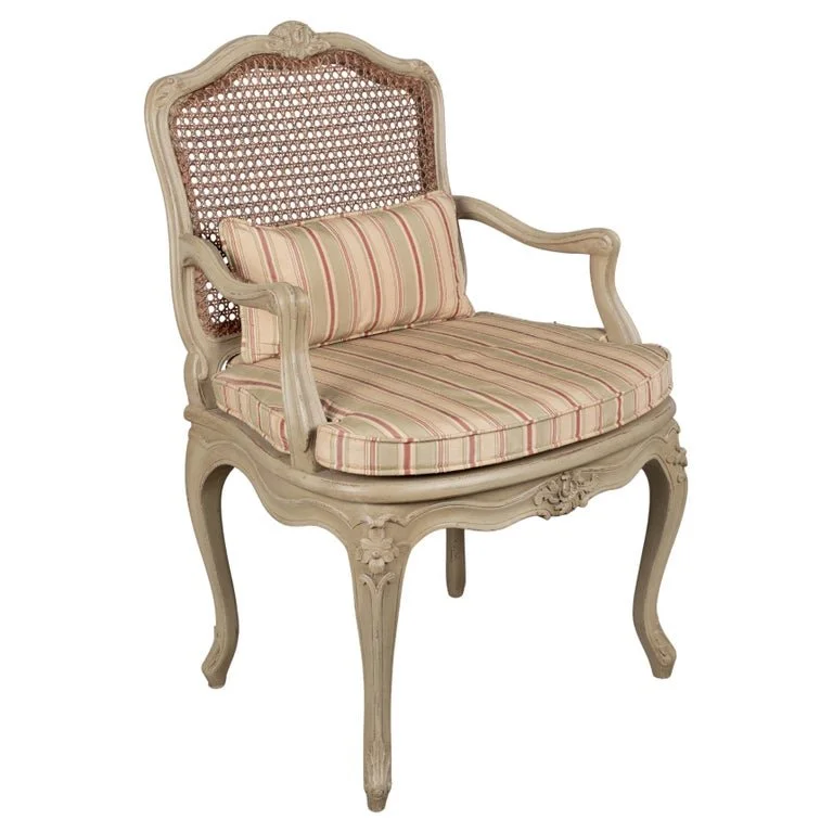 Louis XV Style French Fauteuil or Arm Chair