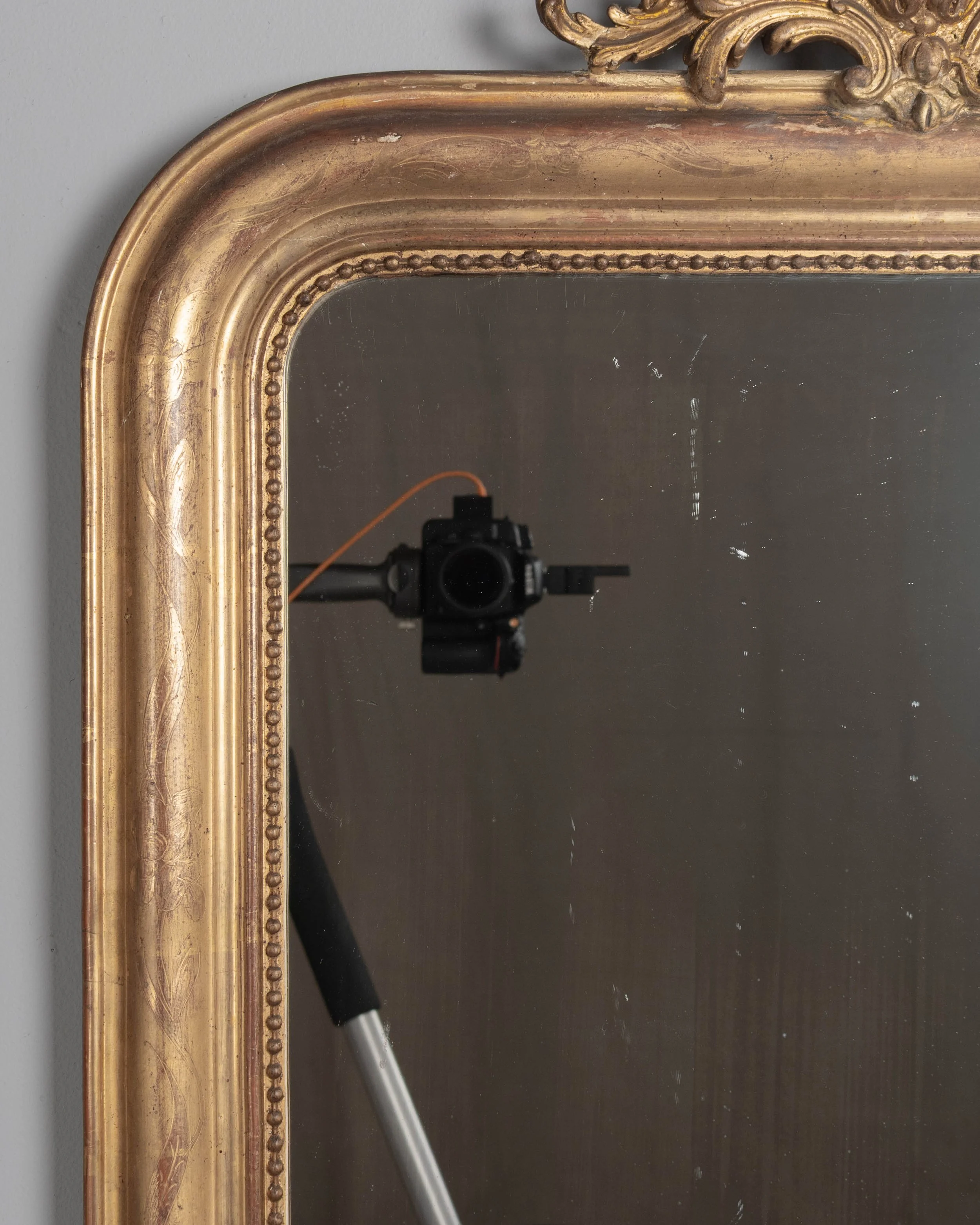 19th Century French Louis Philippe Style Gilded Mirror