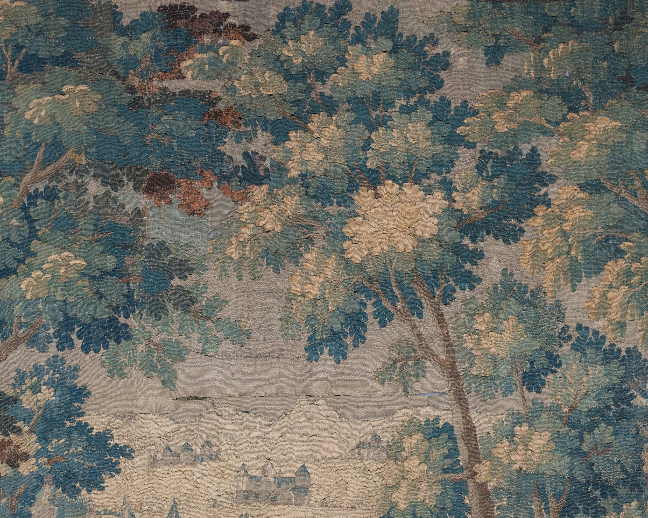 18th Century French Aubusson Verdure Tapestry