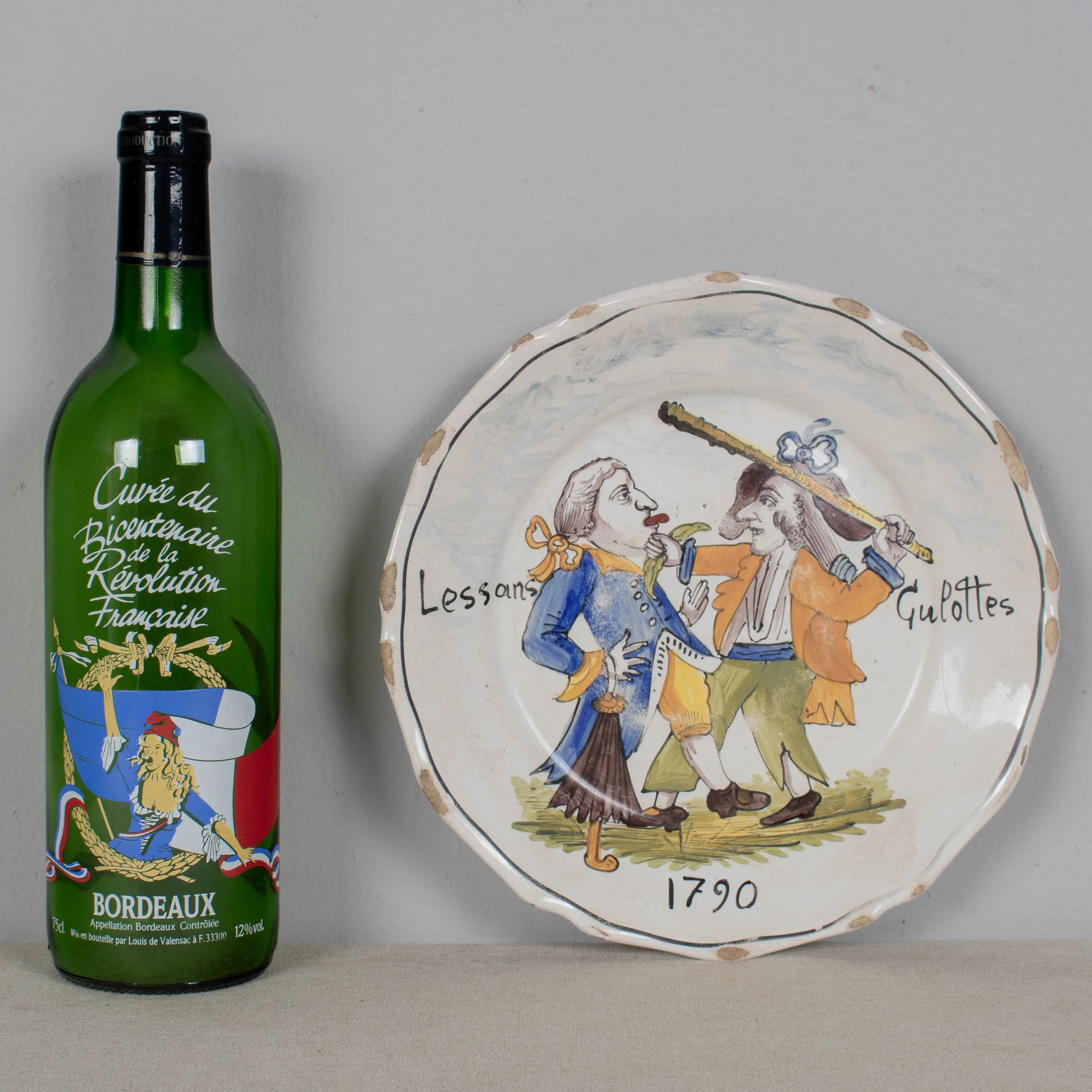 18th Century French Revolution Faience Plate