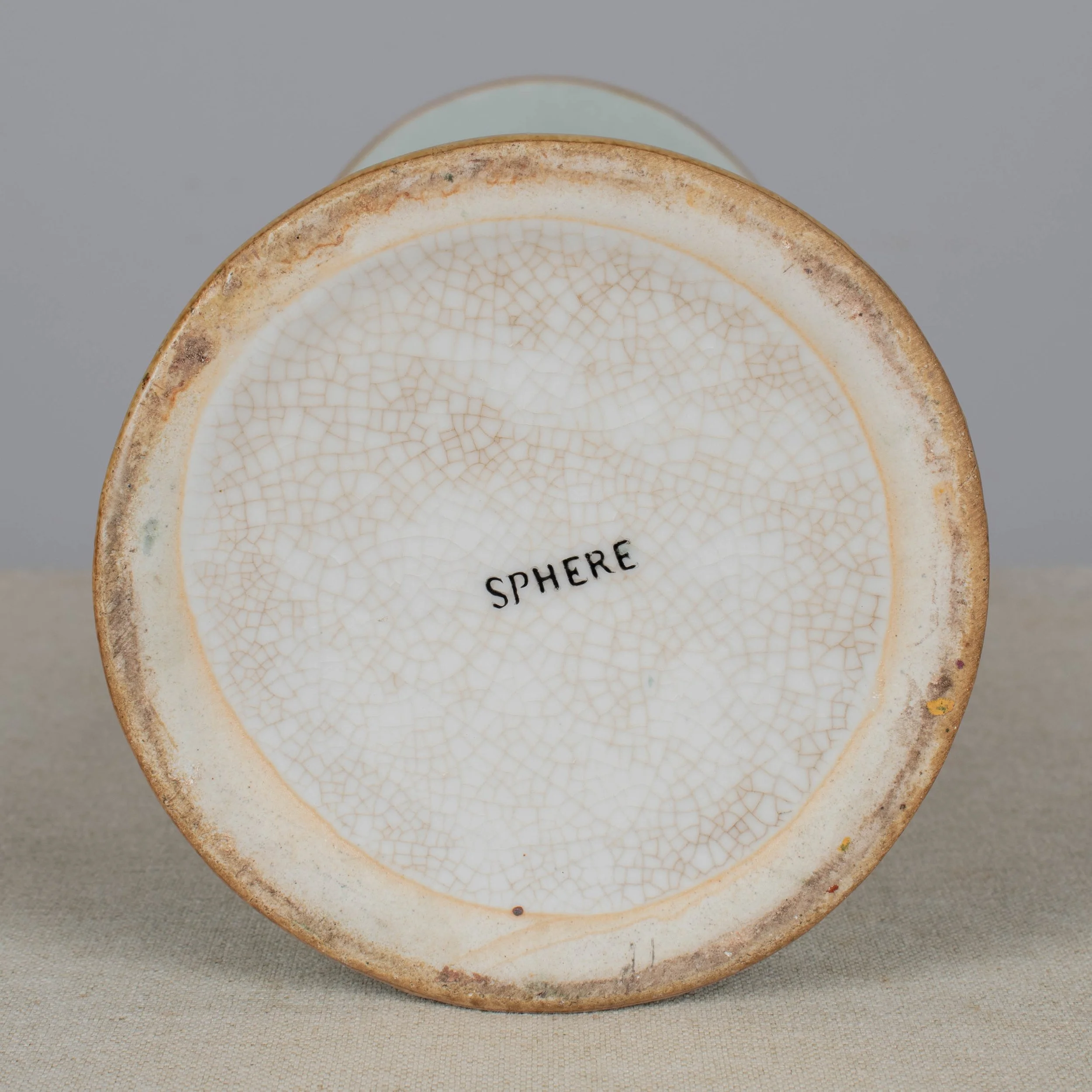 French Art Nouveau Ceramic Tulip Vase