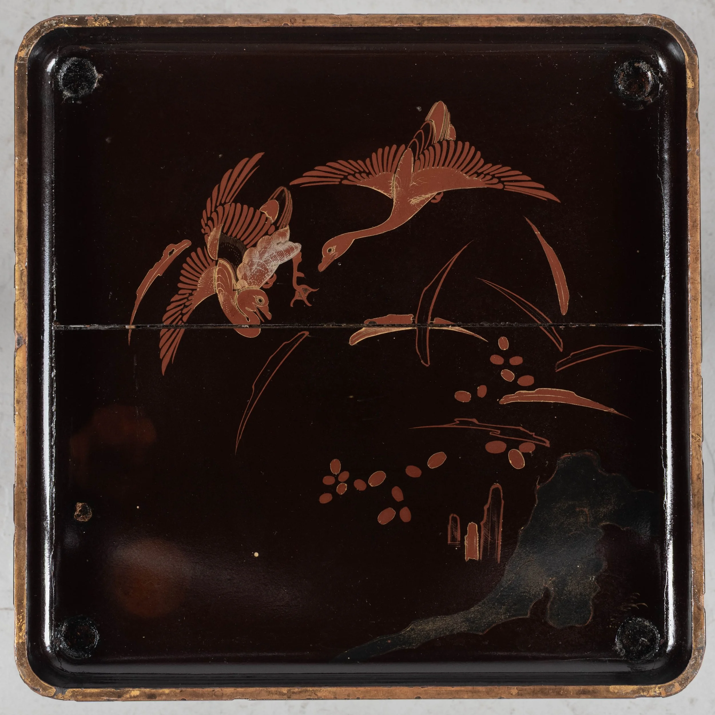 French Japonisme Bamboo Side Table