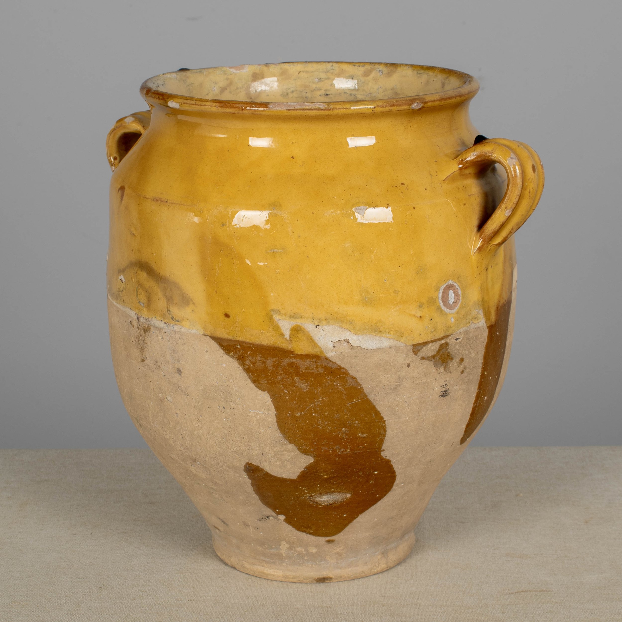 French Terracotta Vase or Pot à Confit