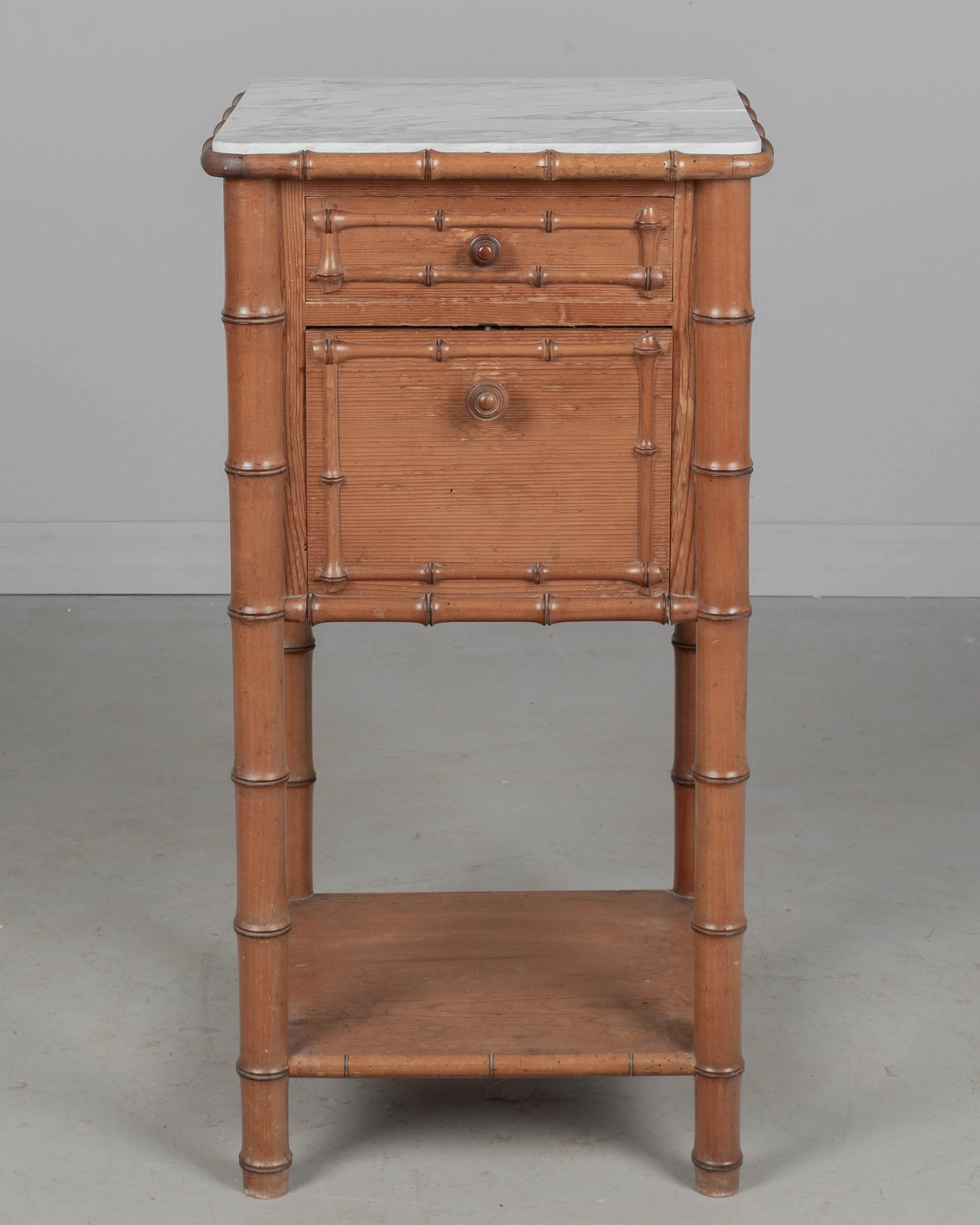 Studio Session 4-12068.jpgFrench Faux Bamboo Nightstand or Side Table