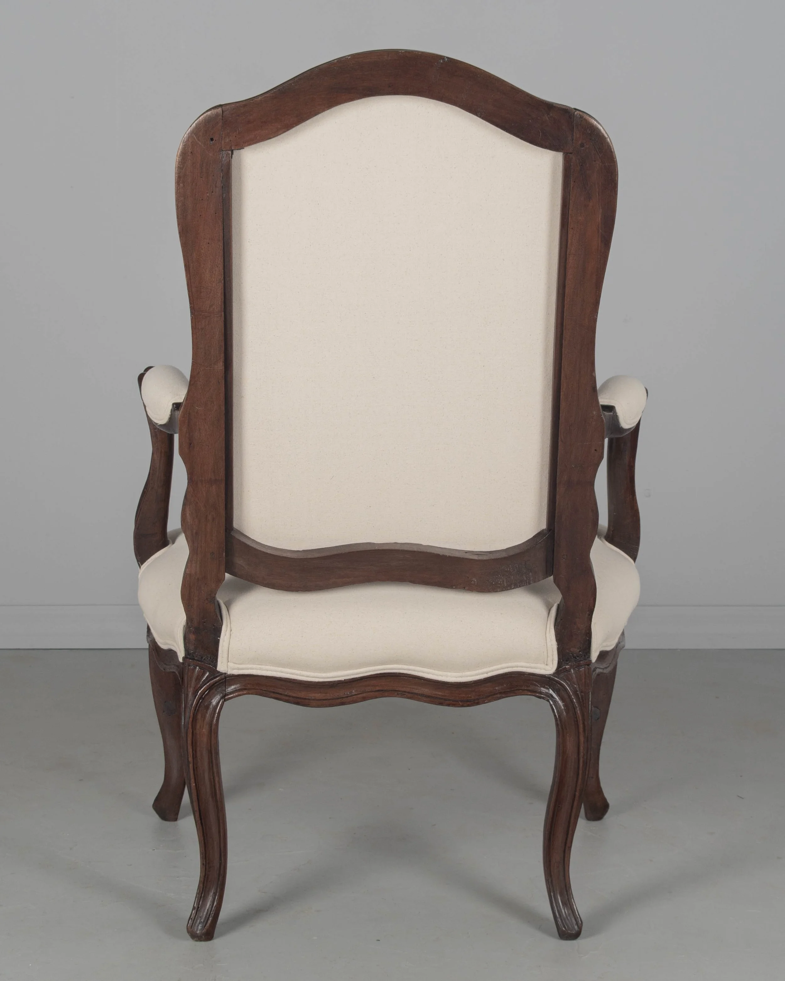 18th Century Louis XV French Fauteuil Armchair