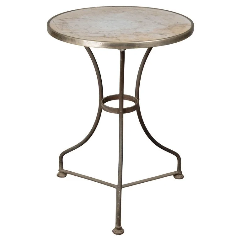 French Wrought Iron Bistro Table