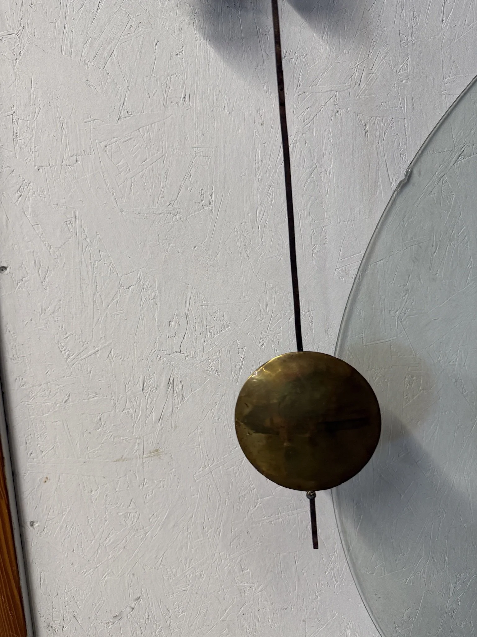 EA late 19th century Morbier works for a tall case clock from Boivin at Chateauroux.