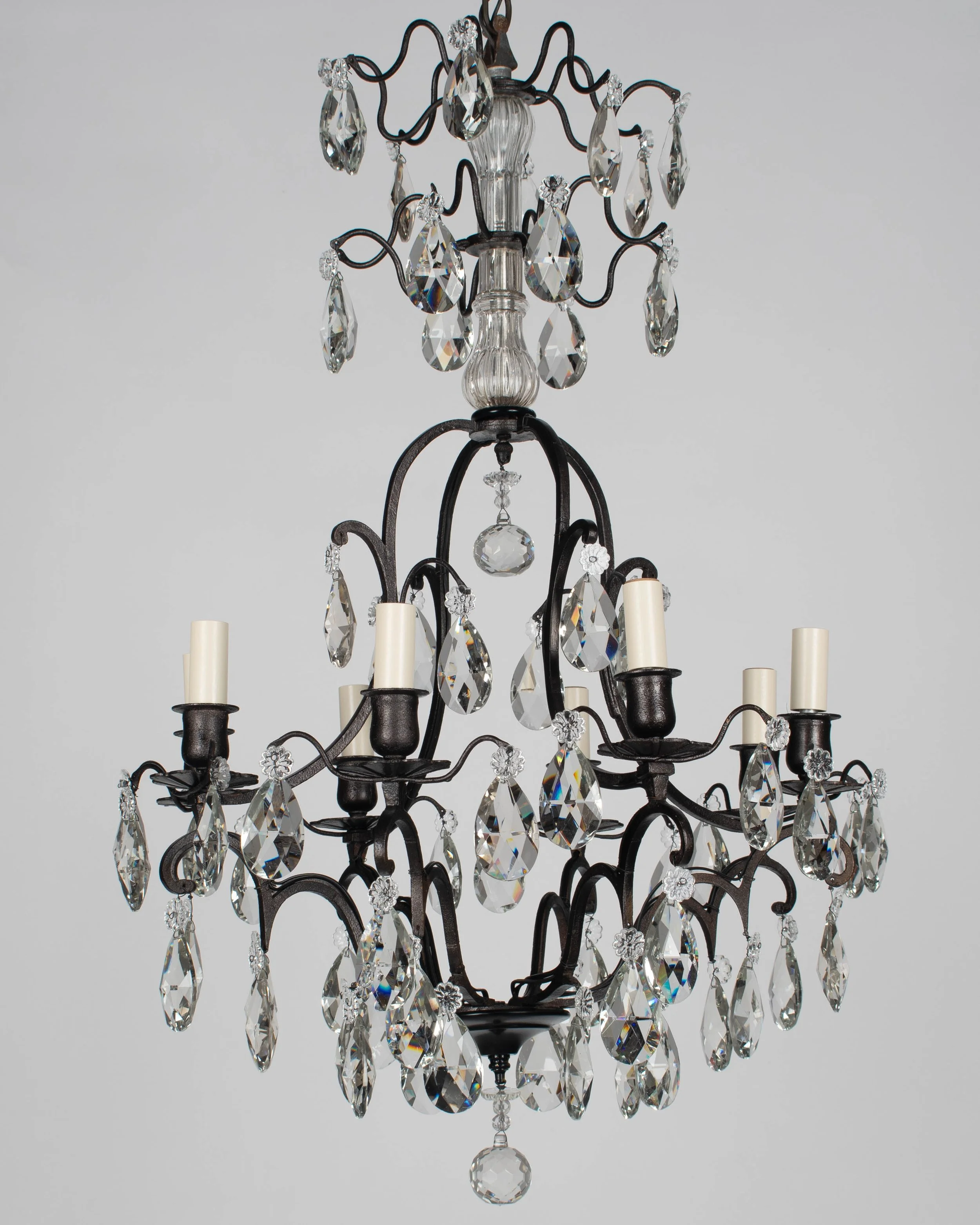 French Louis XV Style Crystal Chandelier