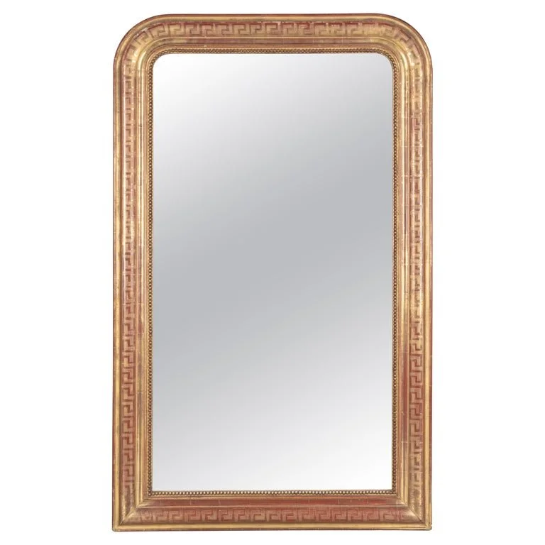 19th Century Louis Philippe French Gilded Mirror
